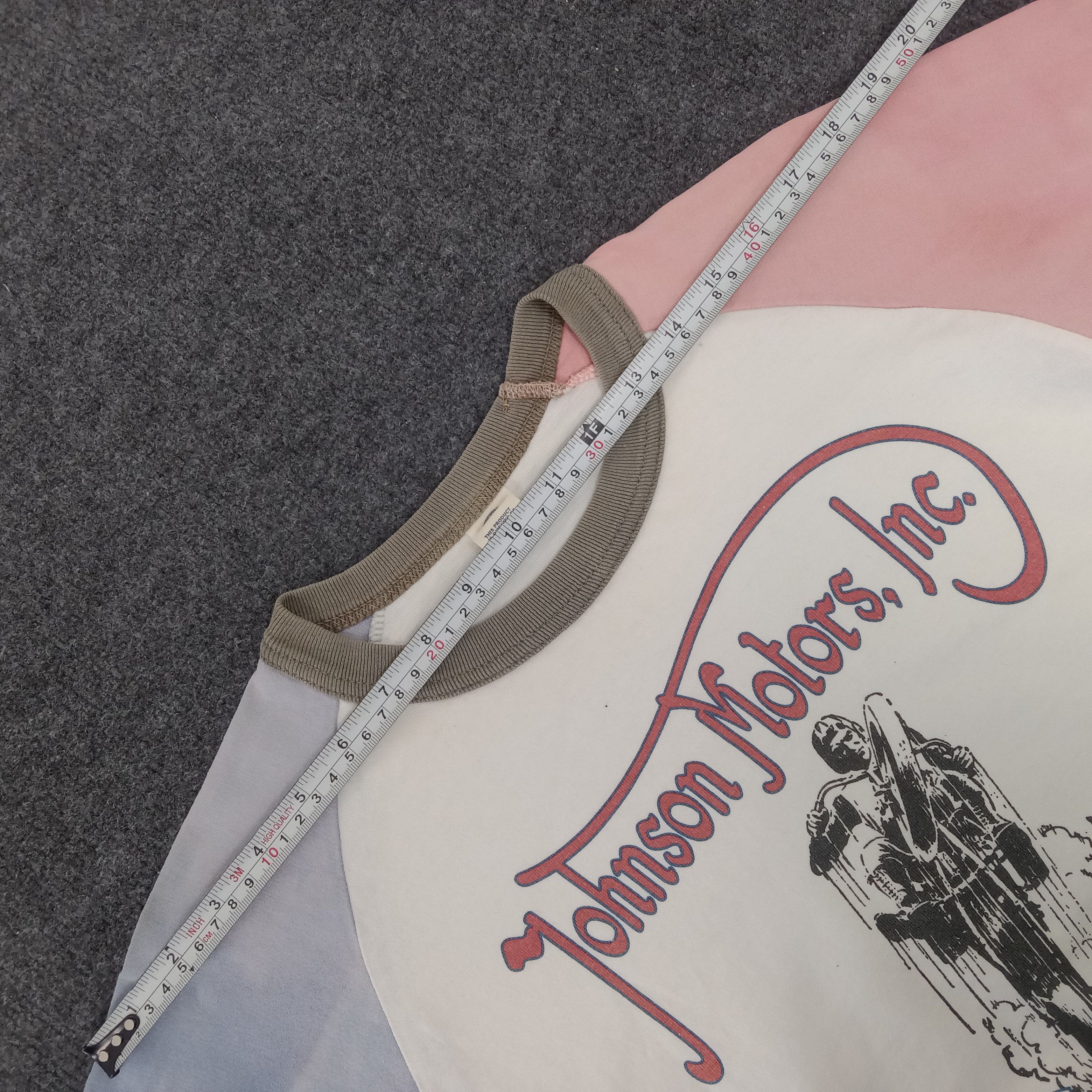 Johnson Motors × Vintage Johnson Motors,Inc. American Racing Tshirt Size US M / EU 48-50 / 2 - 9 Thumbnail