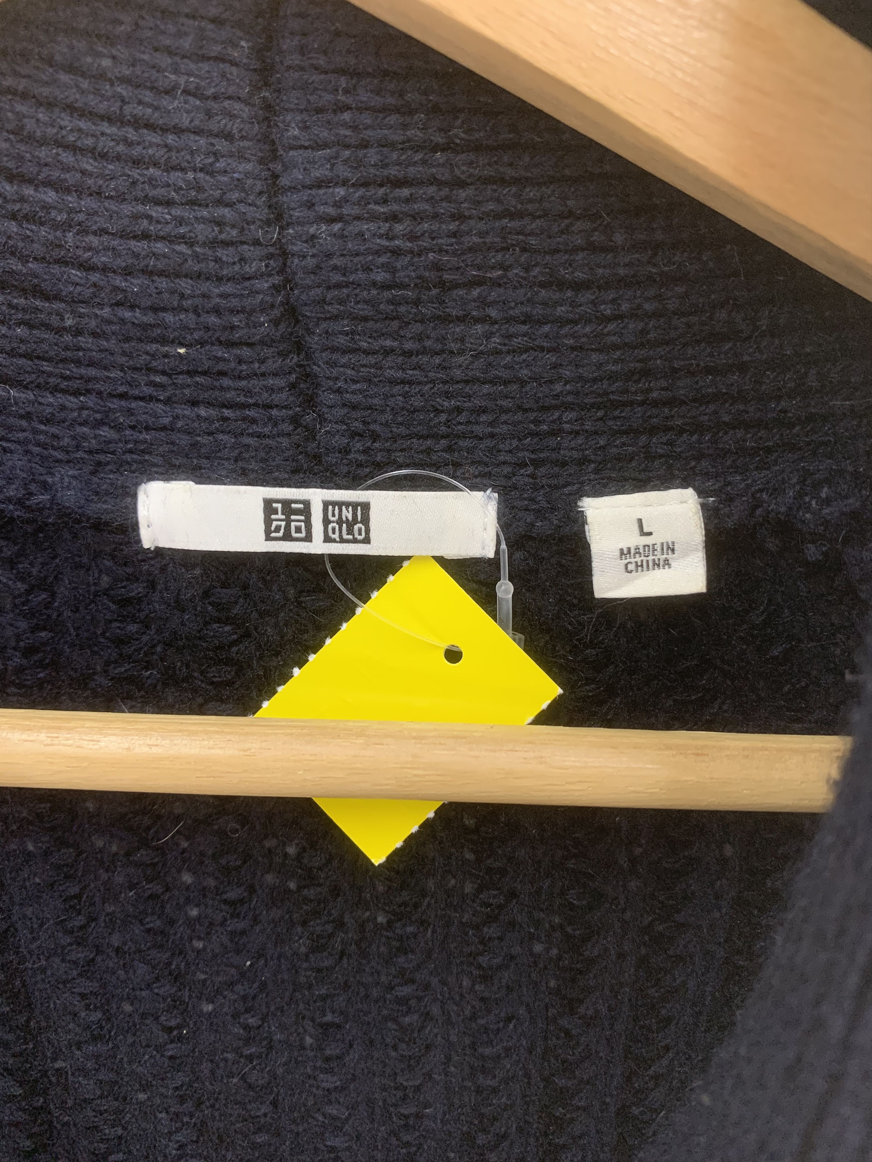 Japanese Brand × Uniqlo Uniqlo Wool Knit Oversized Sweater Cardigan Knitwear Size US L / EU 52-54 / 3 - 3 Thumbnail