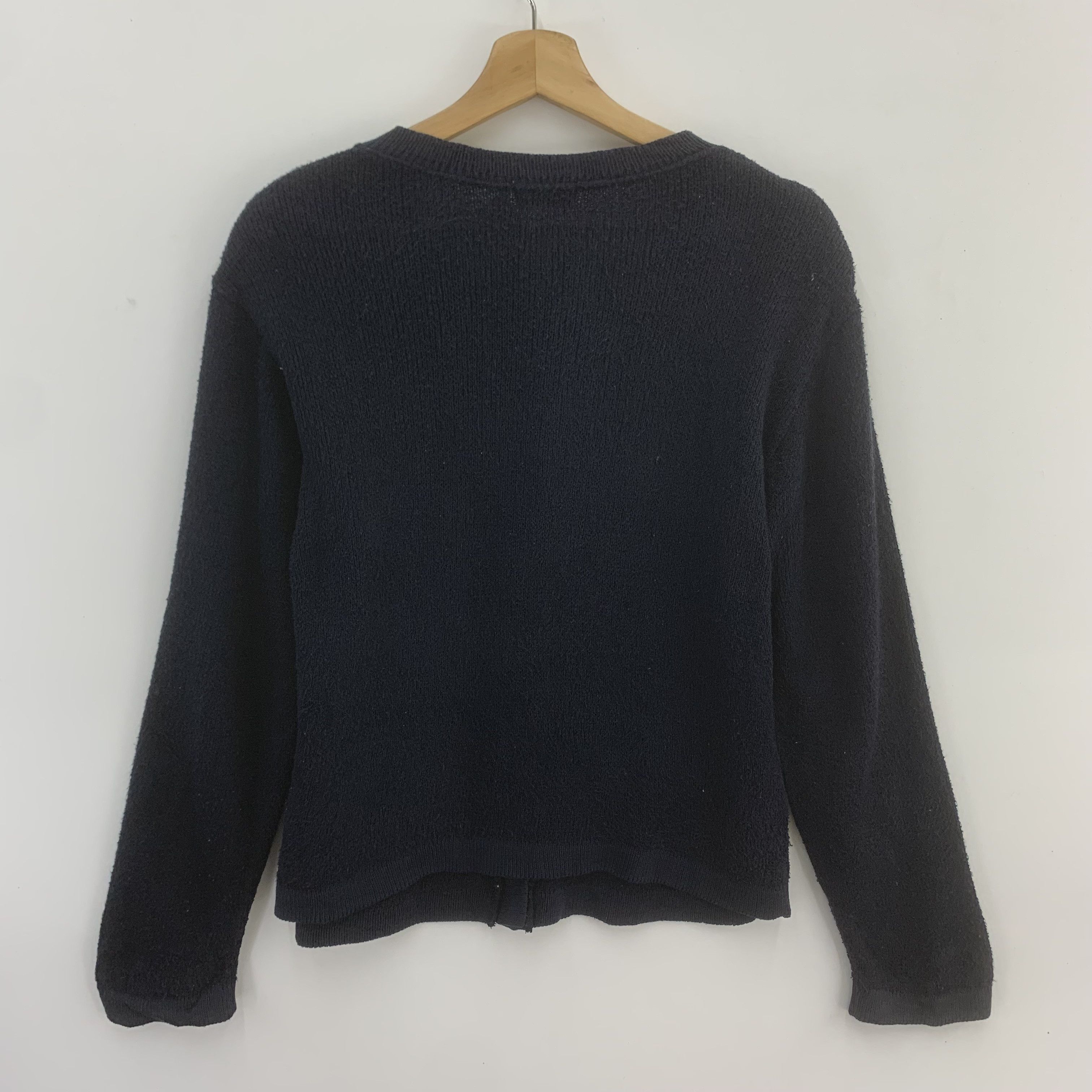 Japanese Brand × Vintage Newapiko Wool Blend Knit Sweater Button Up Knitwear Size US M / EU 48-50 / 2 - 2 Thumbnail