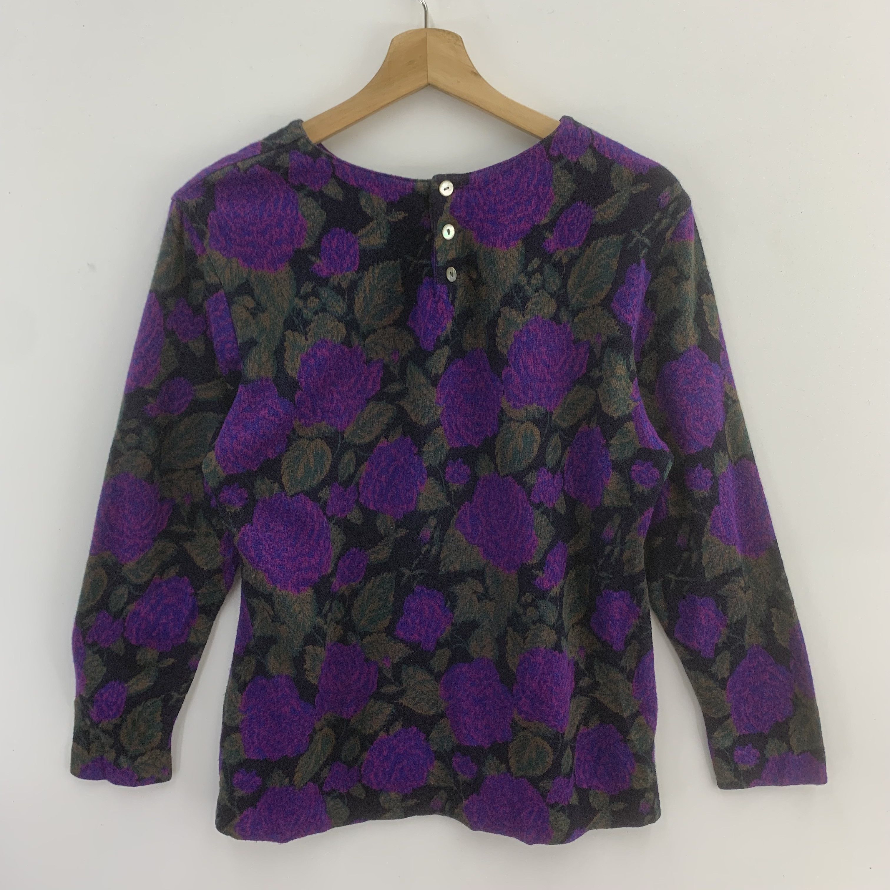 Aran Isles Knitwear × Cacharel Cacharel Wool Knit Sweater Nice Design Size US S / EU 44-46 / 1 - 2 Thumbnail