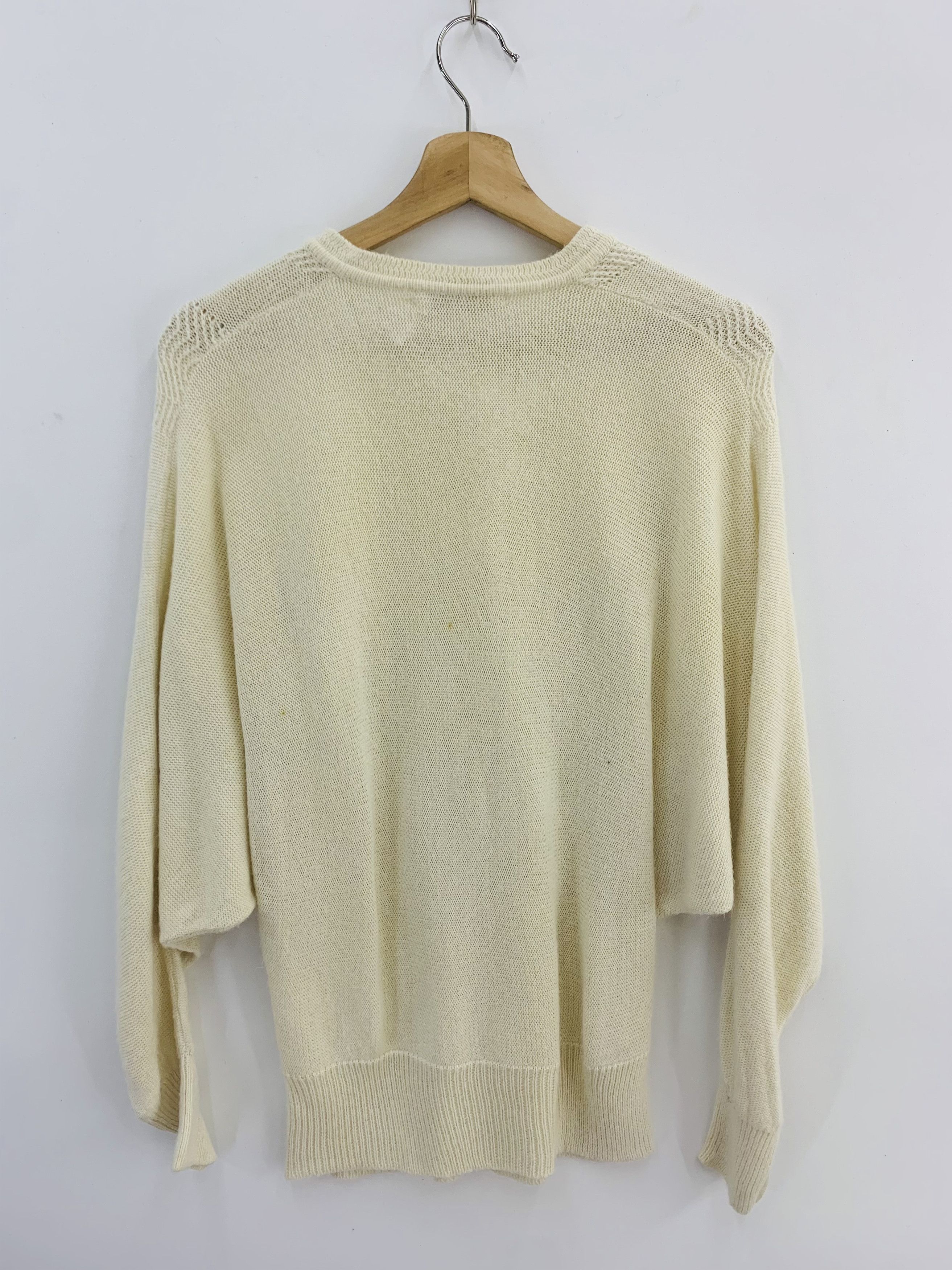 Japanese Brand Deux Tokyo Vintage Knit Crochet Sweater Oversized Size US M / EU 48-50 / 2 - 2 Thumbnail