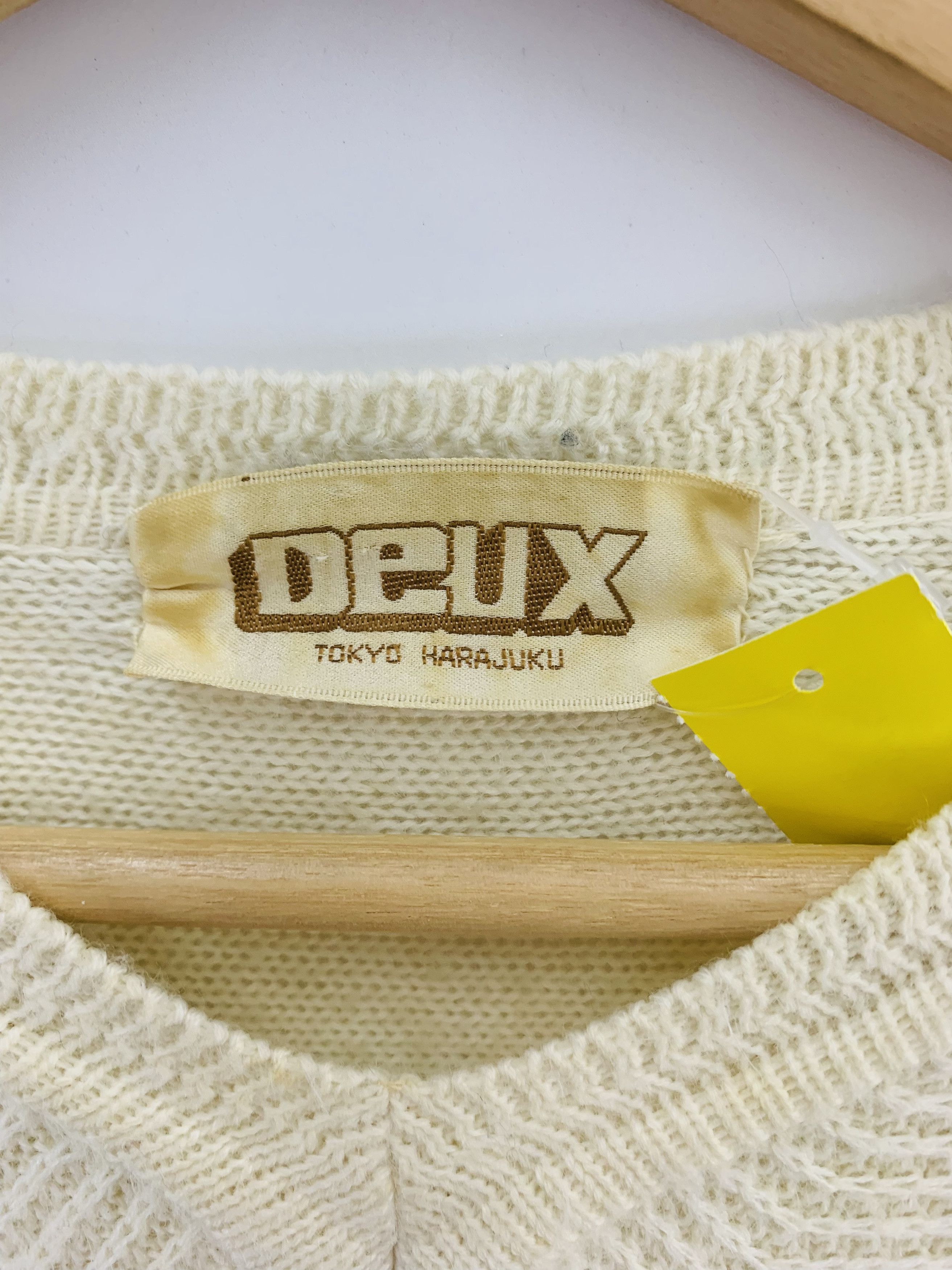 Japanese Brand Deux Tokyo Vintage Knit Crochet Sweater Oversized Size US M / EU 48-50 / 2 - 3 Thumbnail