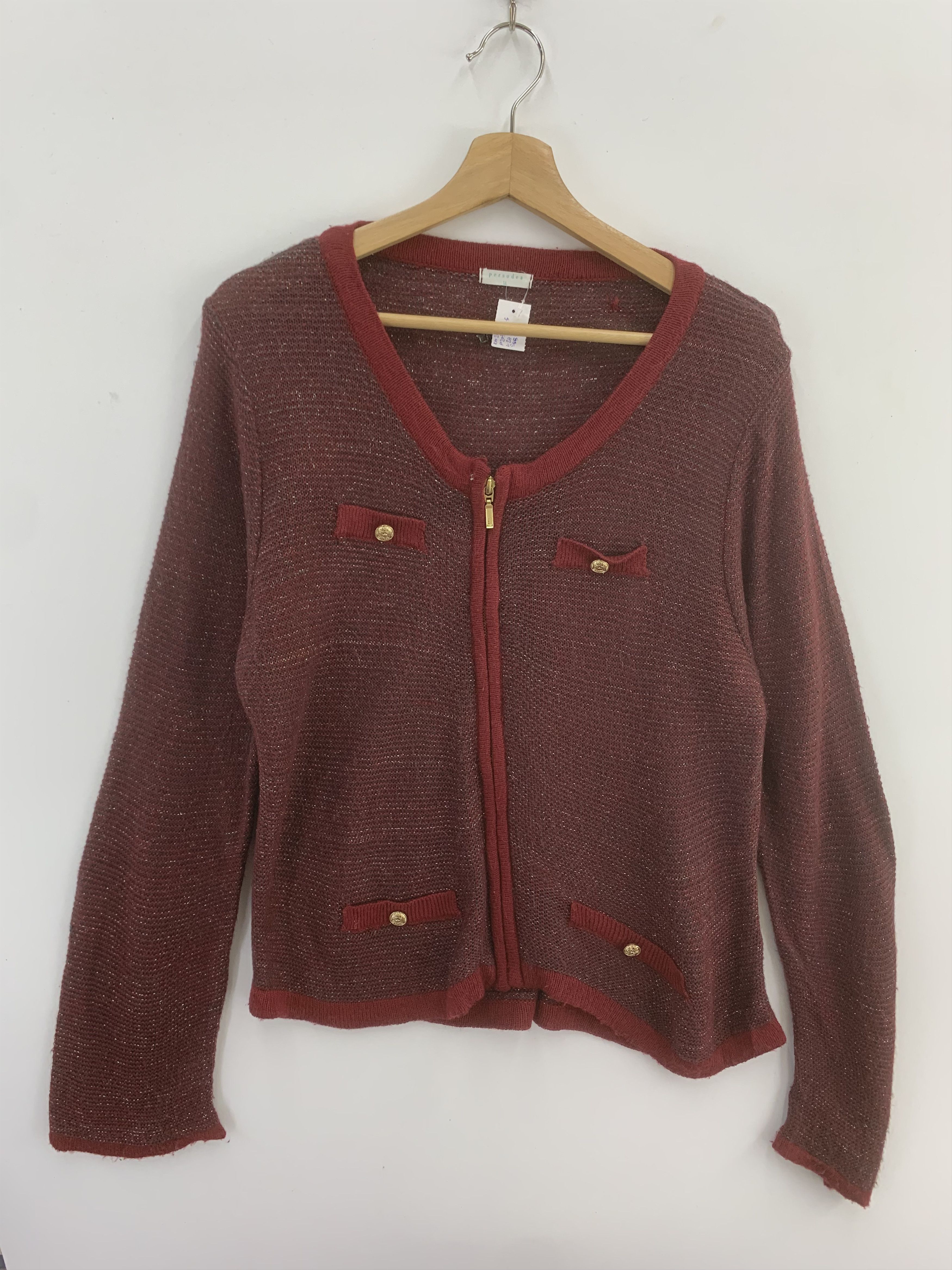 Japanese Brand × Other Persodea Wool Knit Sweater Size US L / EU 52-54 / 3 - 1 Thumbnail