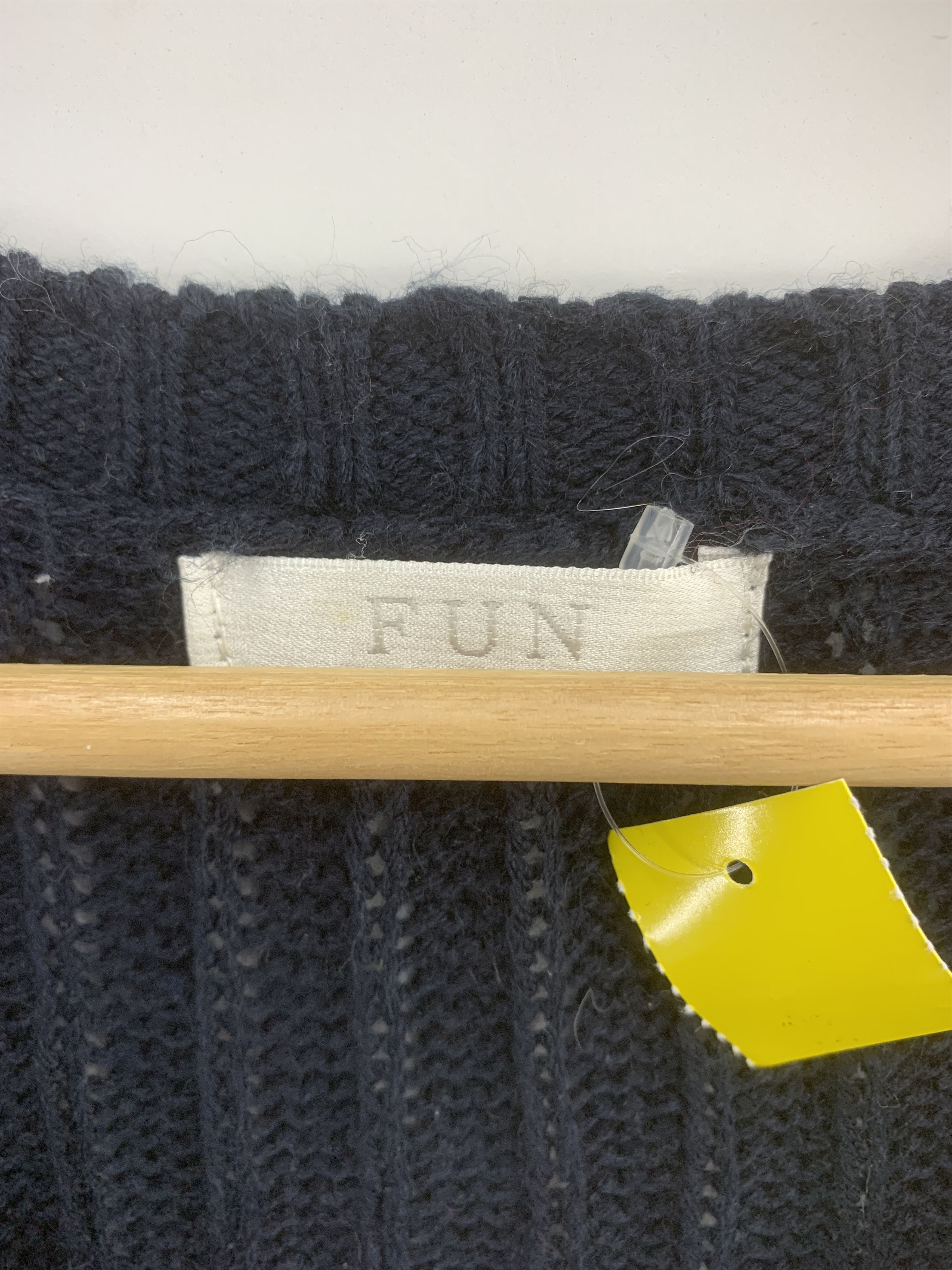 Aran Isles Knitwear × Japanese Brand Fun Vintage Knit Sweater Knitwear Stripe Size US L / EU 52-54 / 3 - 3 Thumbnail