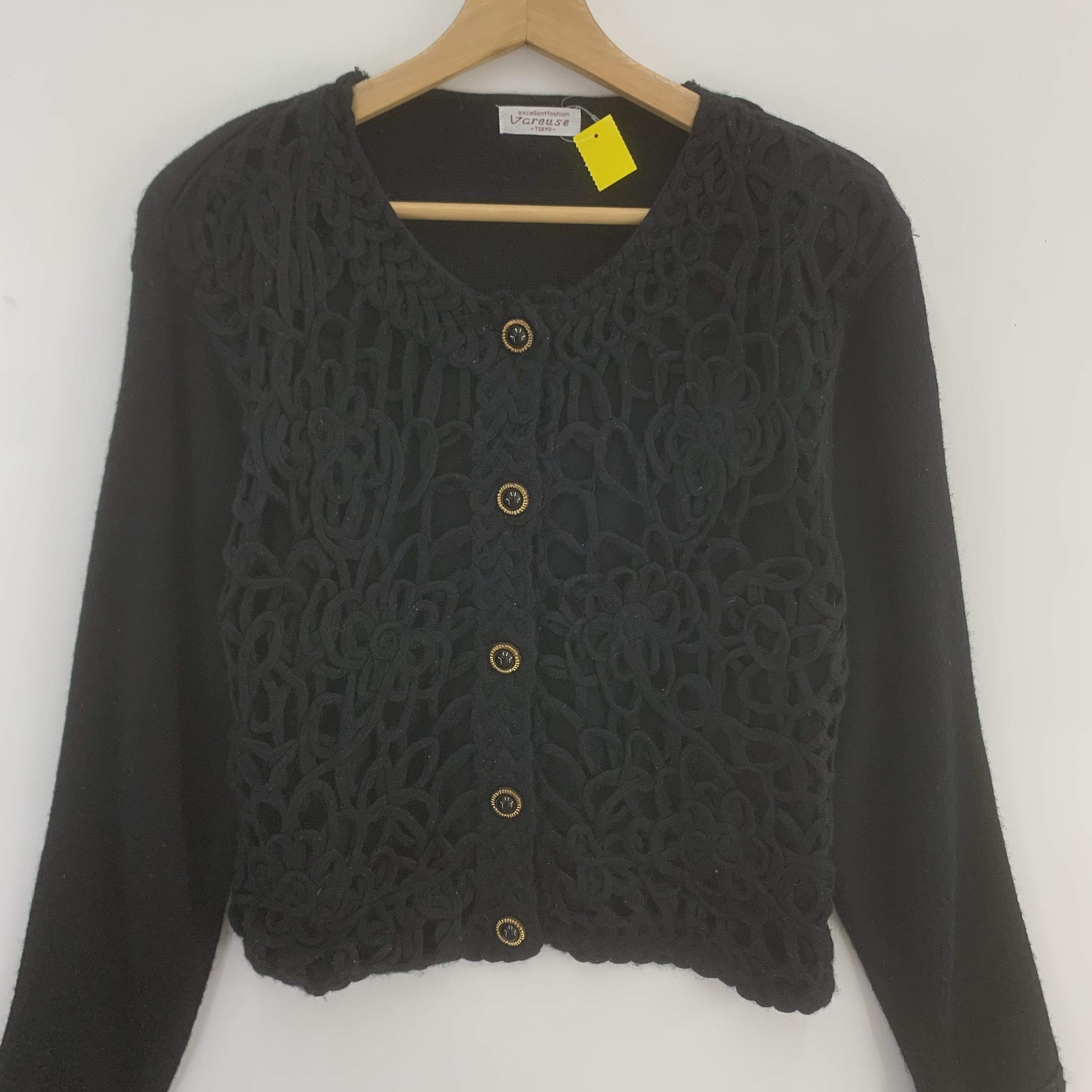 Japanese Brand Vareuse Knit Sweater Wool Knitwear Button Up Size US M / EU 48-50 / 2 - 3 Thumbnail
