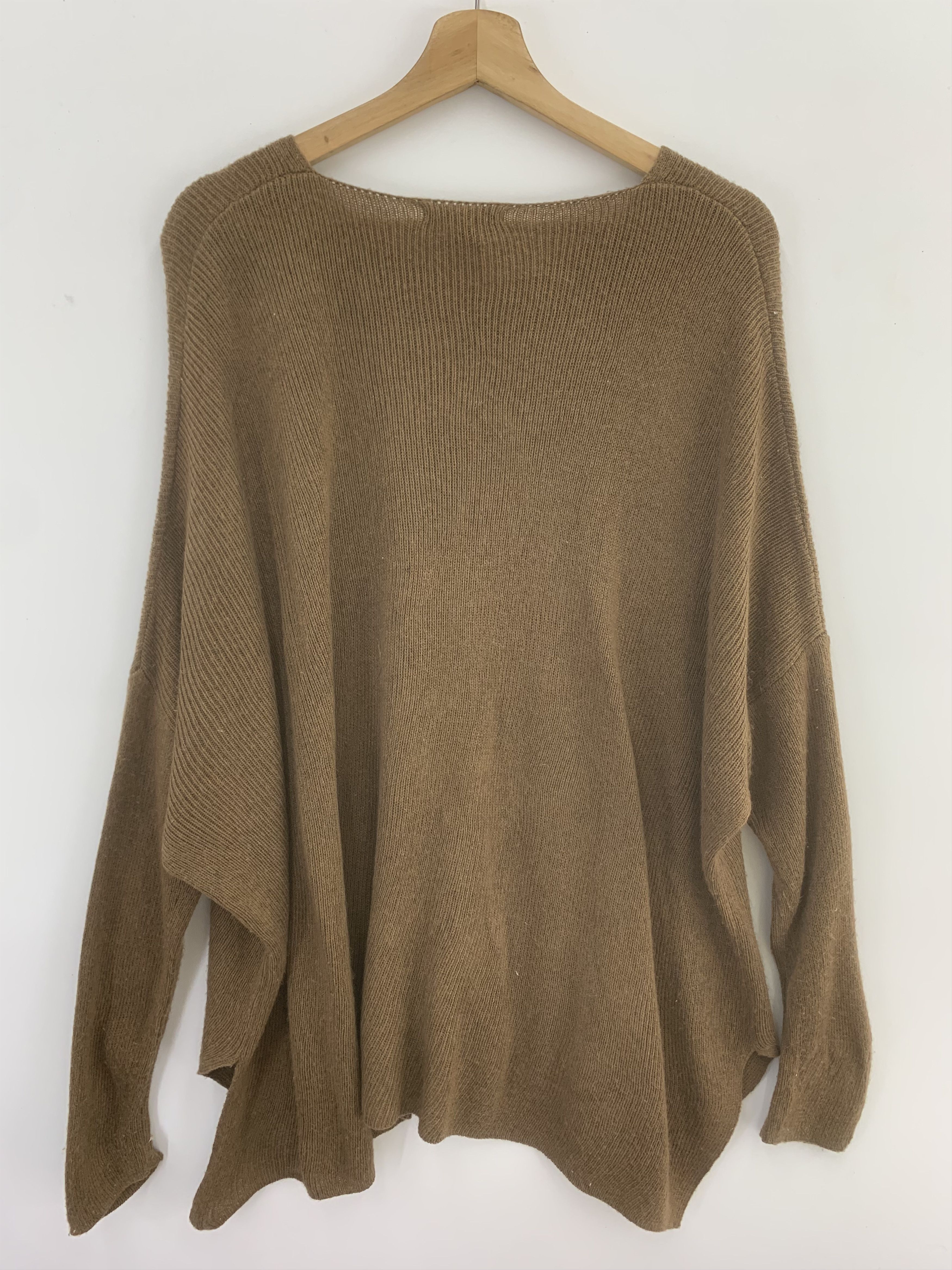 Japanese Brand Uniqlo Oversized Knit Sweater Wool Blend Size US L / EU 52-54 / 3 - 2 Thumbnail