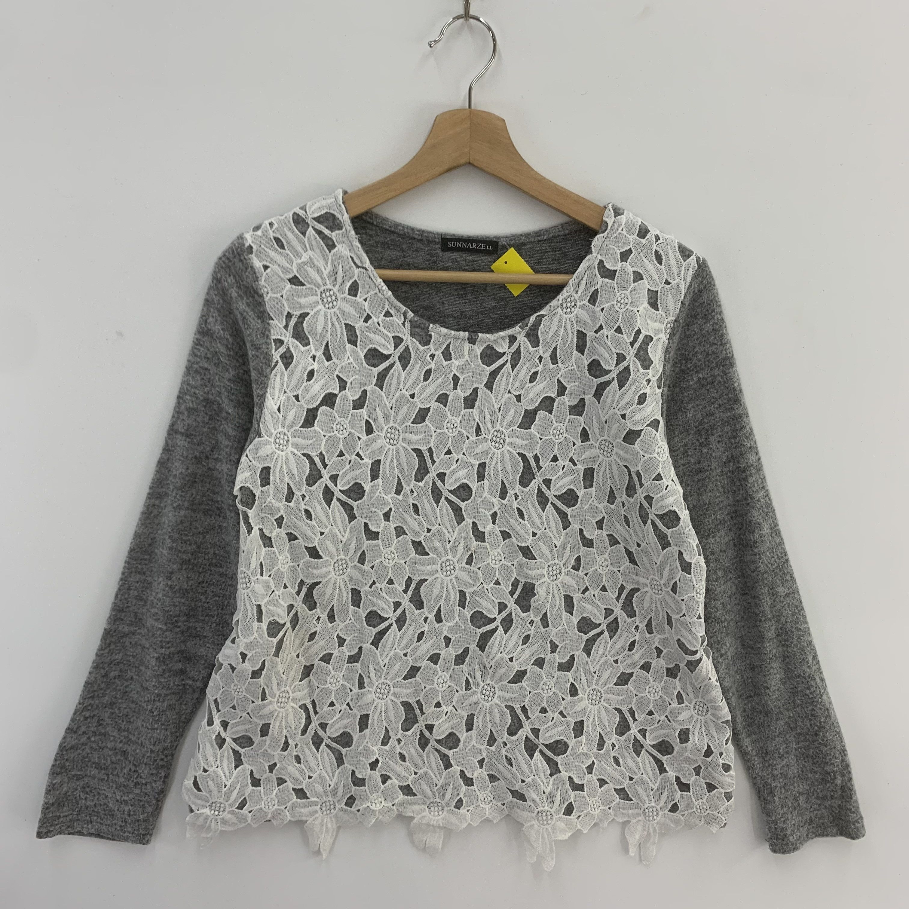 Homespun Knitwear × Japanese Brand Sunnarze Vintage Japanese Brand Knit Sweater Embroidery Size US L / EU 52-54 / 3 - 1 Thumbnail