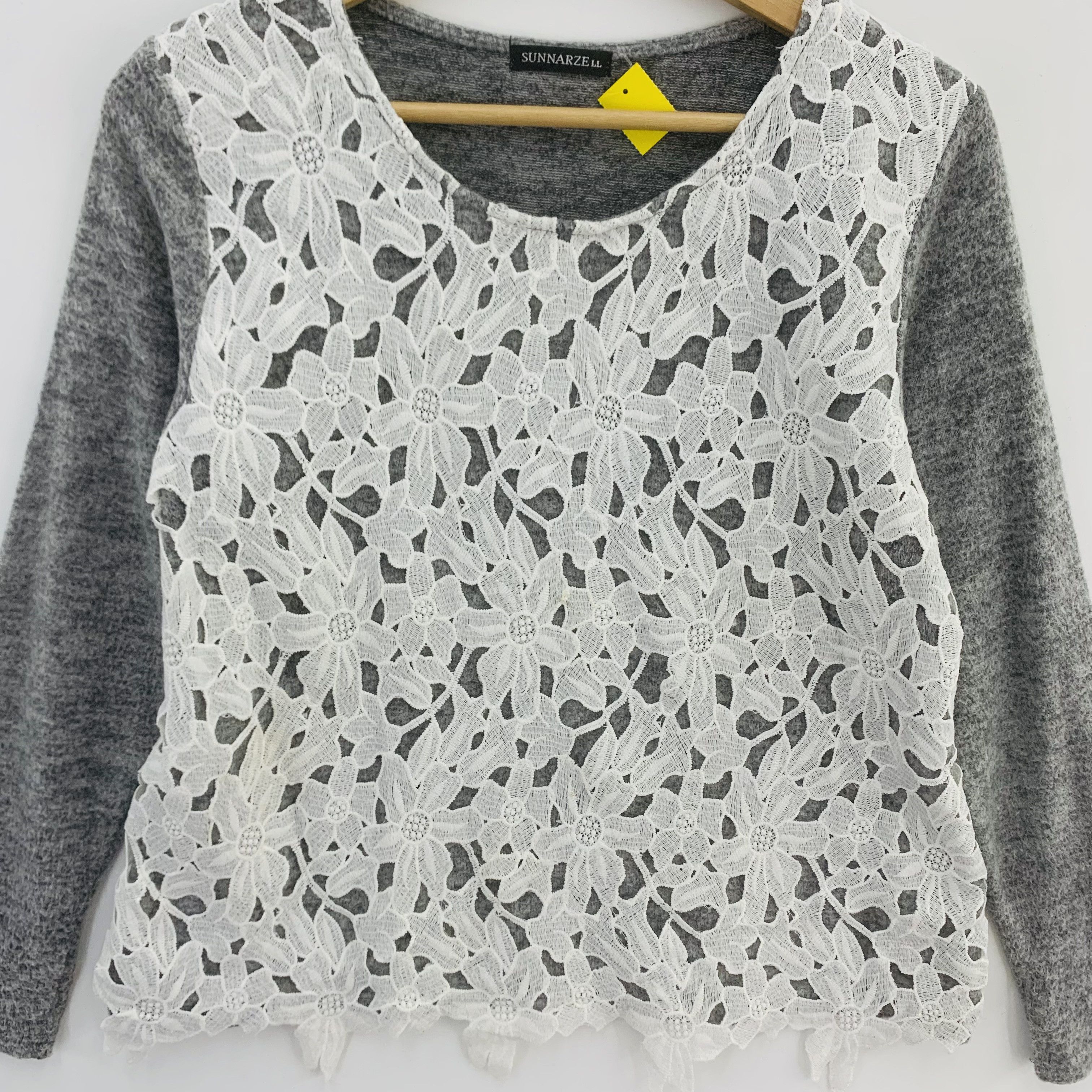 Homespun Knitwear × Japanese Brand Sunnarze Vintage Japanese Brand Knit Sweater Embroidery Size US L / EU 52-54 / 3 - 3 Thumbnail