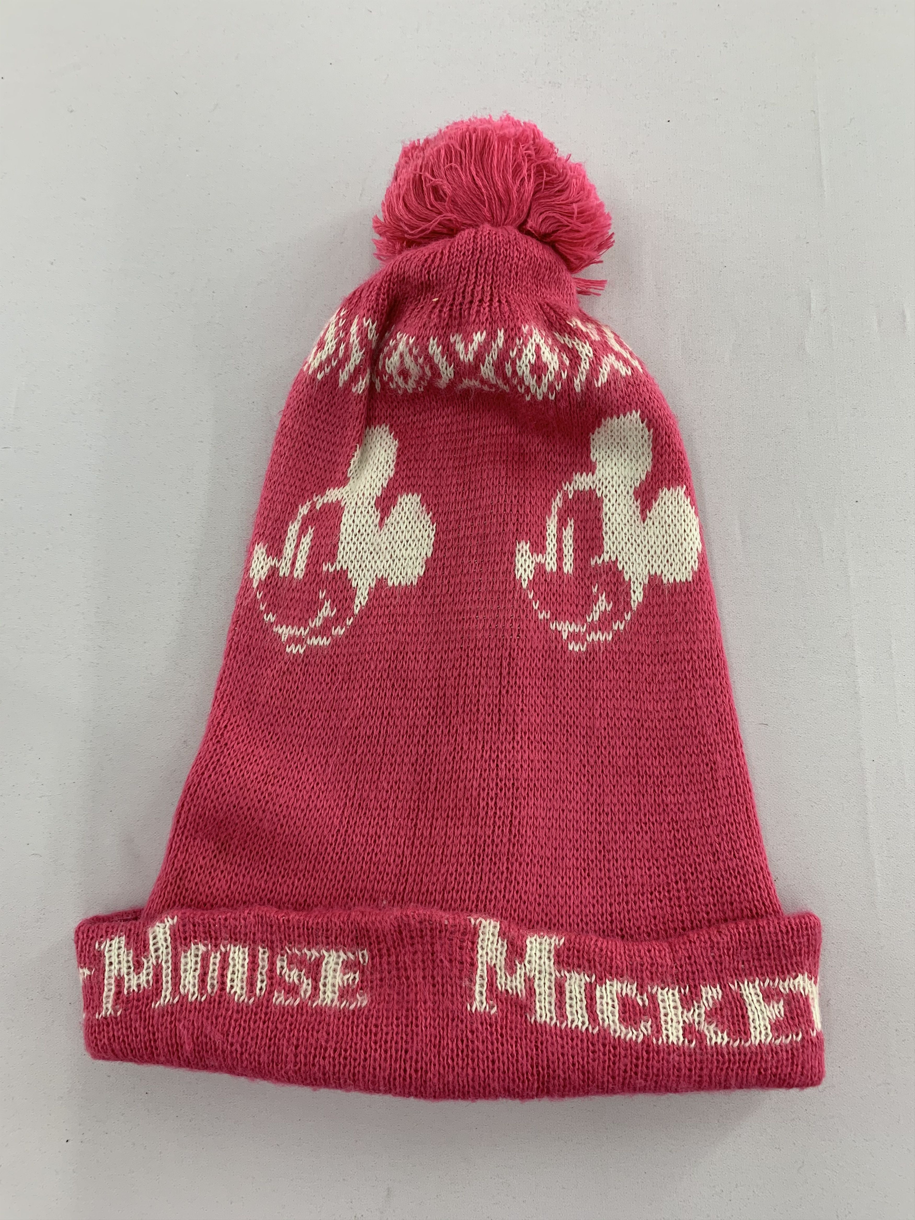 Disney × Mickey Mouse × Vintage Vintage 90s Mickey Mouse Beanie Hat Size ONE SIZE - 8 Thumbnail
