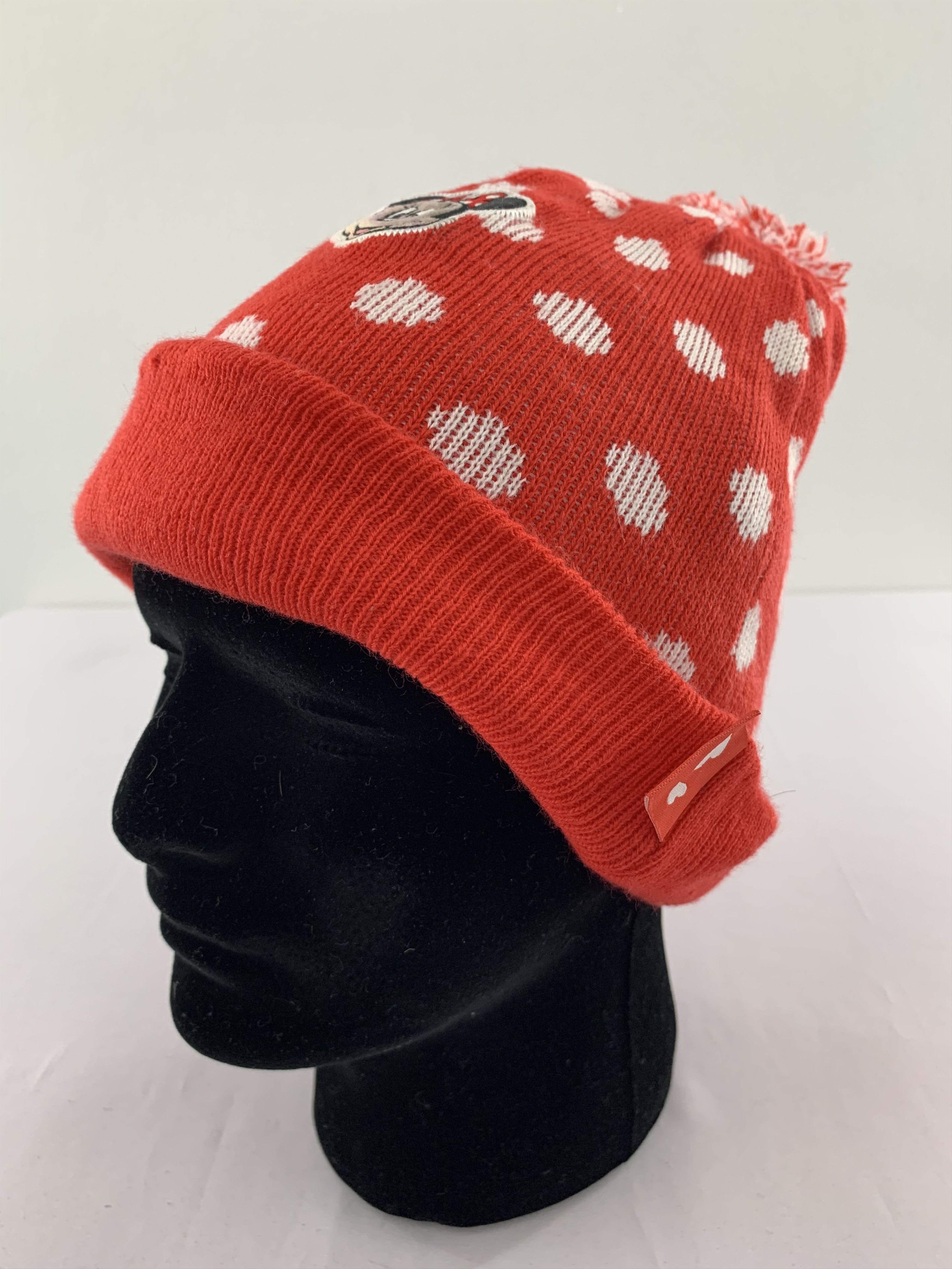 Disney × Mickey Mouse × Vintage Vintage 90s Minnie Mouse Beanie Hat Size ONE SIZE - 2 Thumbnail