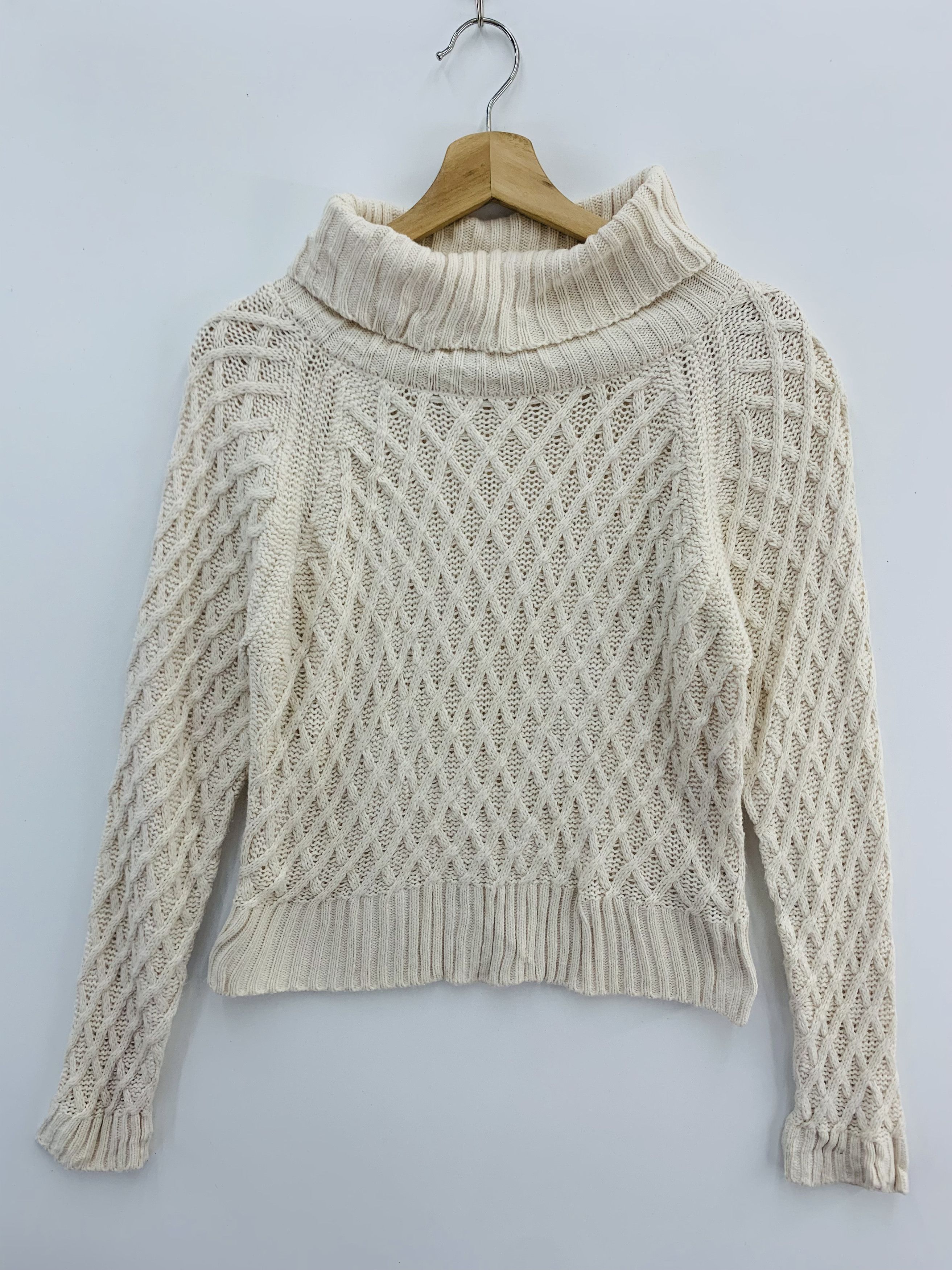 Aran Isles Knitwear Majestic Legon Wool Blend Cable Knit Sweater Size US M / EU 48-50 / 2 - 1 Thumbnail