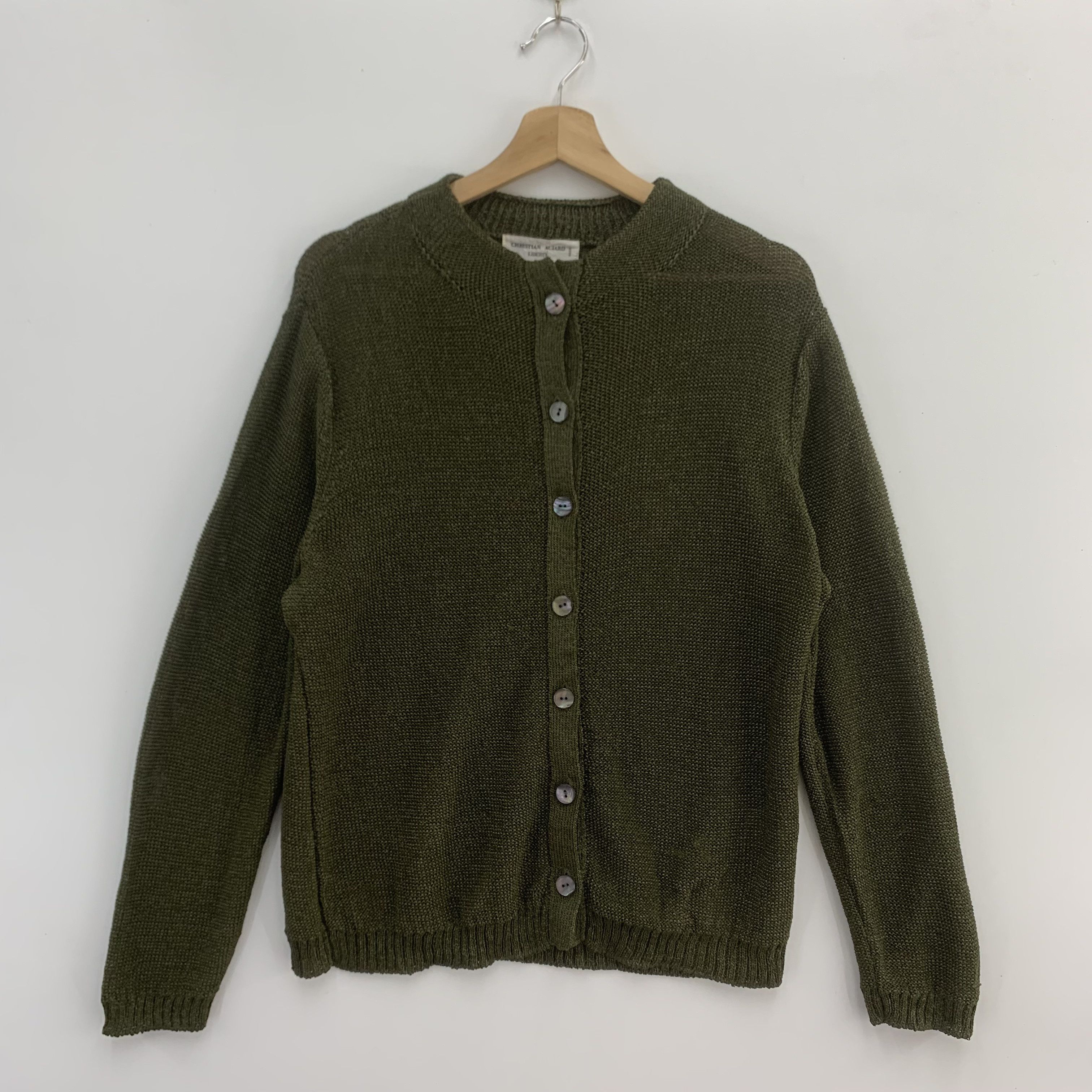 Designer × Vintage Christian Aujard Wool Blend Knit Sweater Knitwear Size US M / EU 48-50 / 2 - 1 Thumbnail