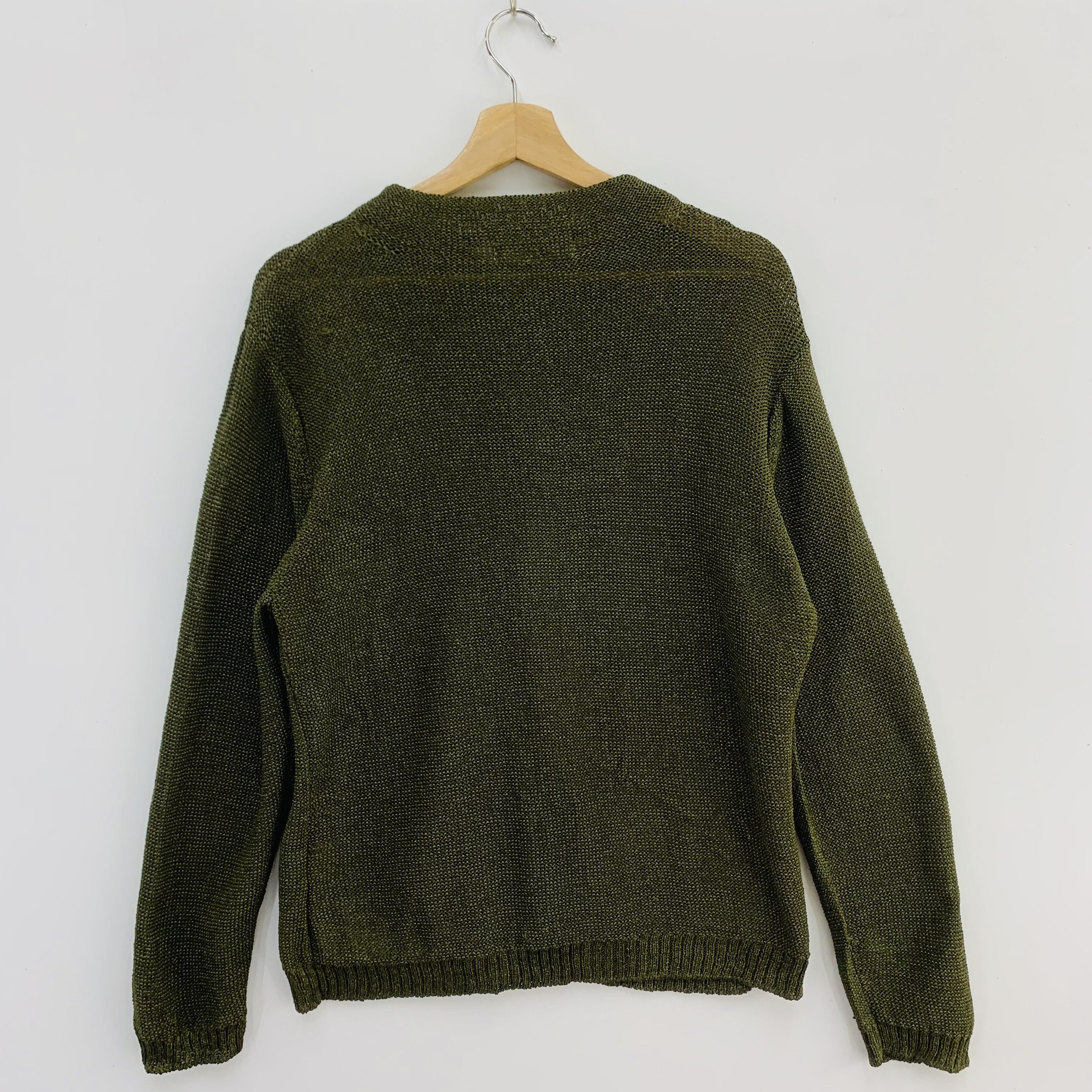 Designer × Vintage Christian Aujard Wool Blend Knit Sweater Knitwear Size US M / EU 48-50 / 2 - 2 Thumbnail