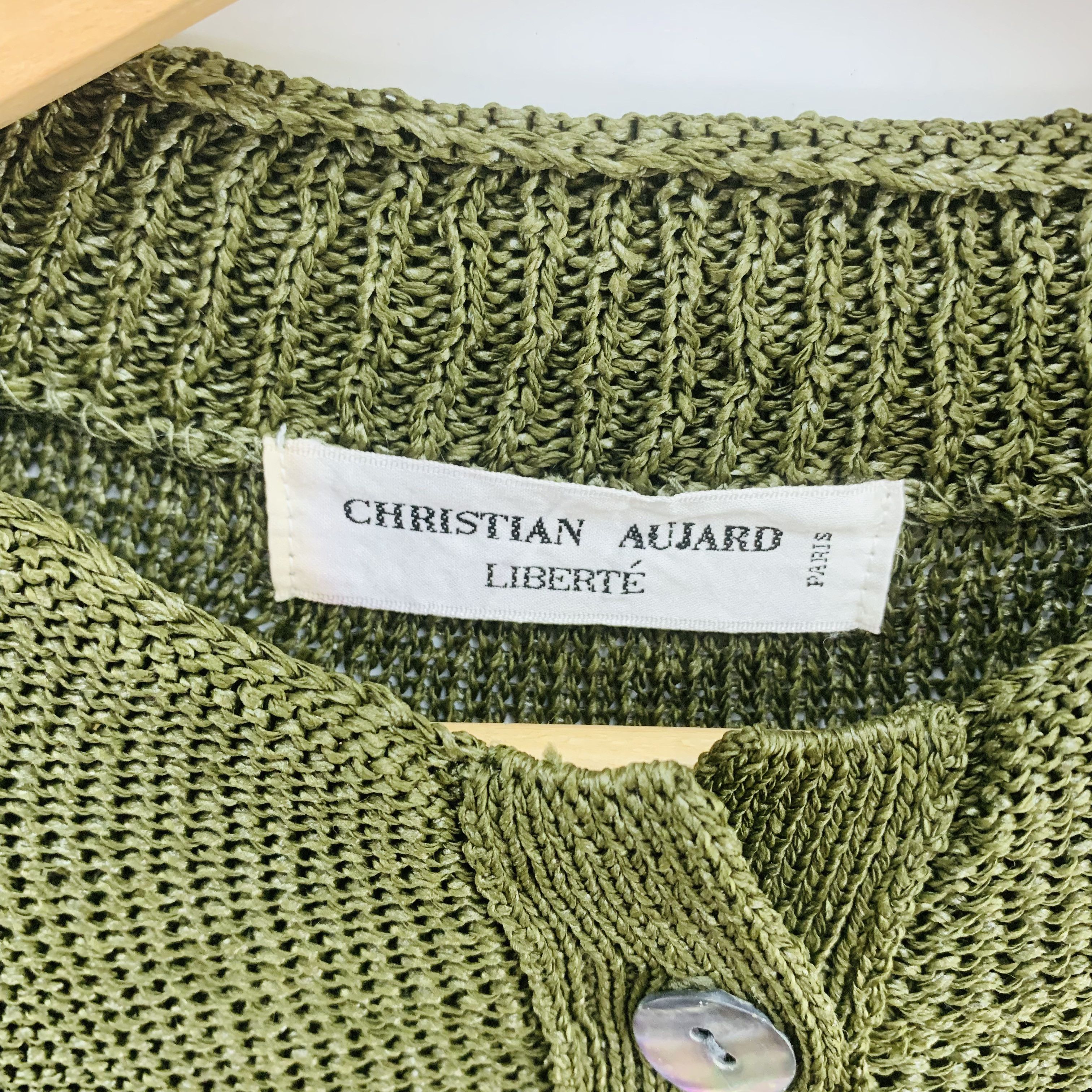Designer × Vintage Christian Aujard Wool Blend Knit Sweater Knitwear Size US M / EU 48-50 / 2 - 3 Thumbnail