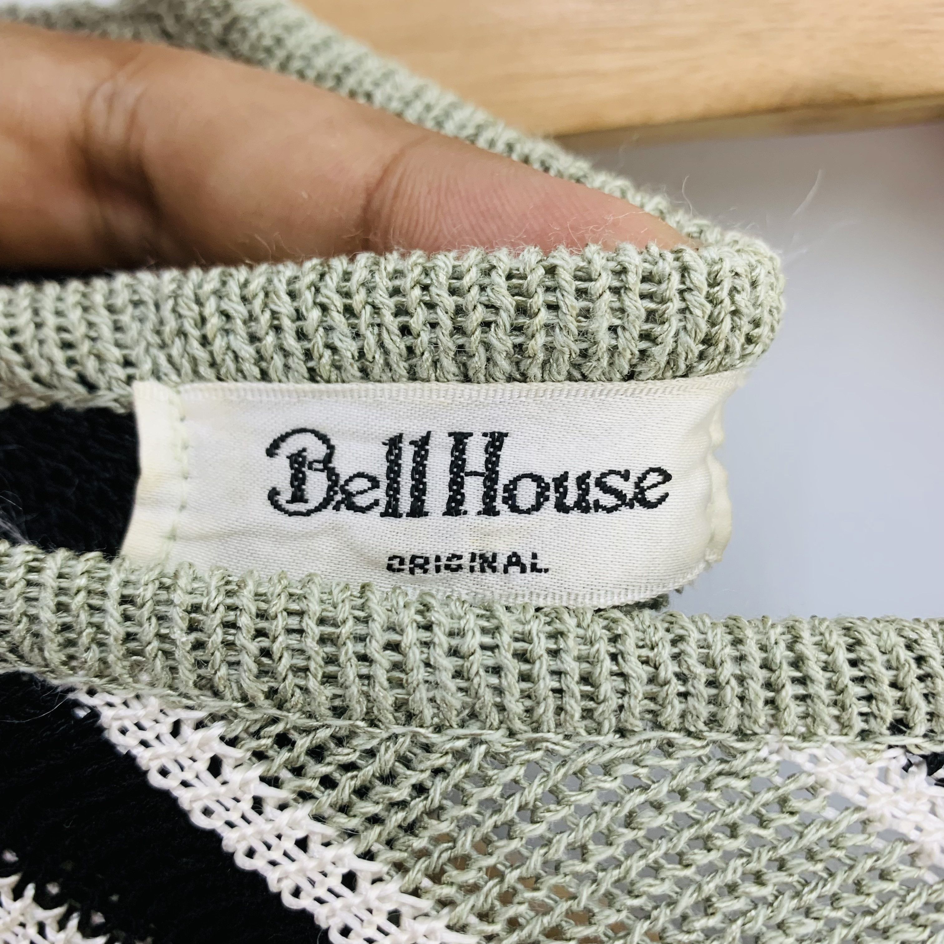 Aran Isles Knitwear × Vintage Bell House Wool Knit Sweater Striped Size US M / EU 48-50 / 2 - 4 Thumbnail