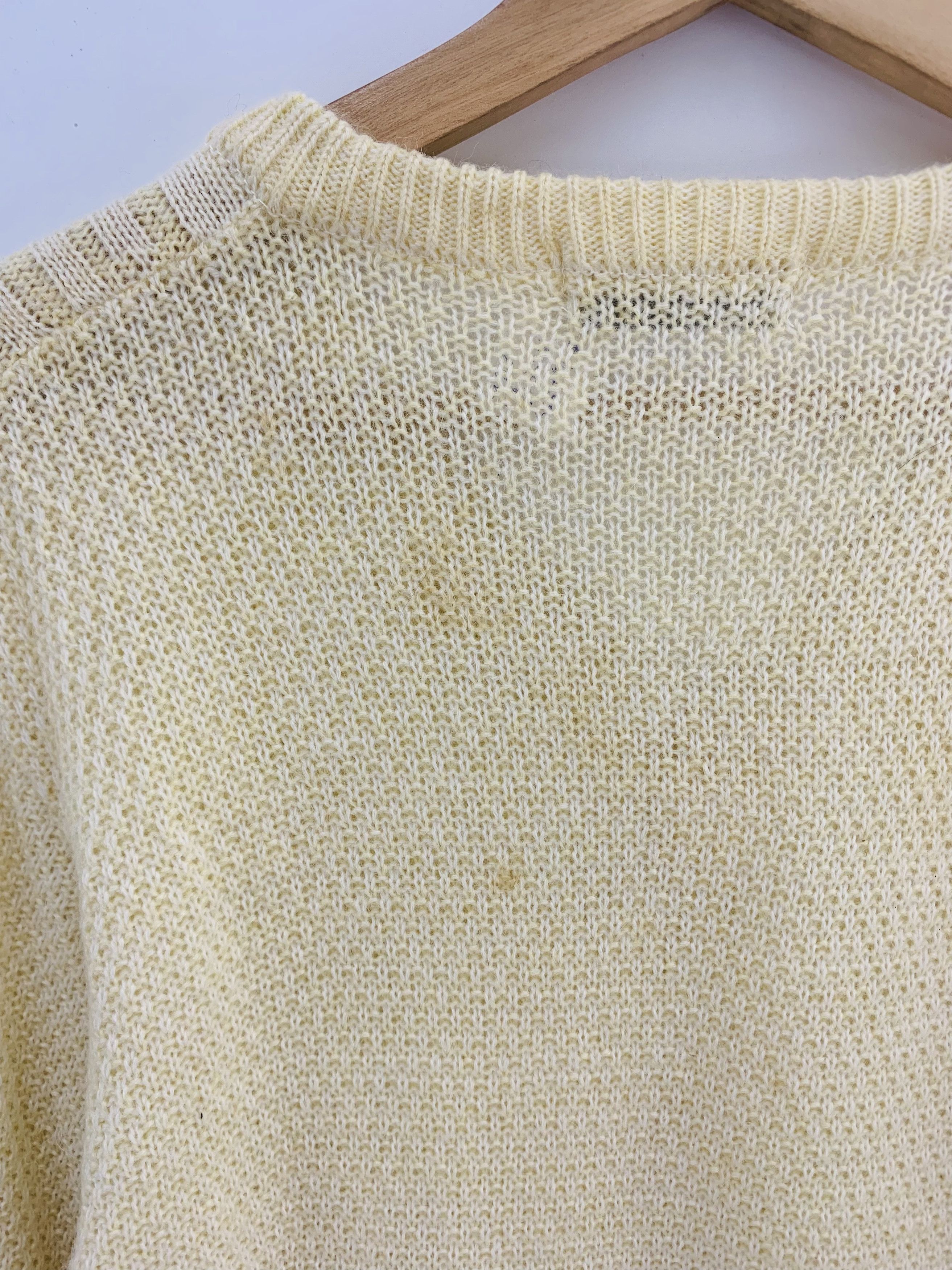 Homespun Knitwear × Japanese Brand × Vintage Kosugi Wool Knit Sweater Crochet Size US M / EU 48-50 / 2 - 5 Thumbnail