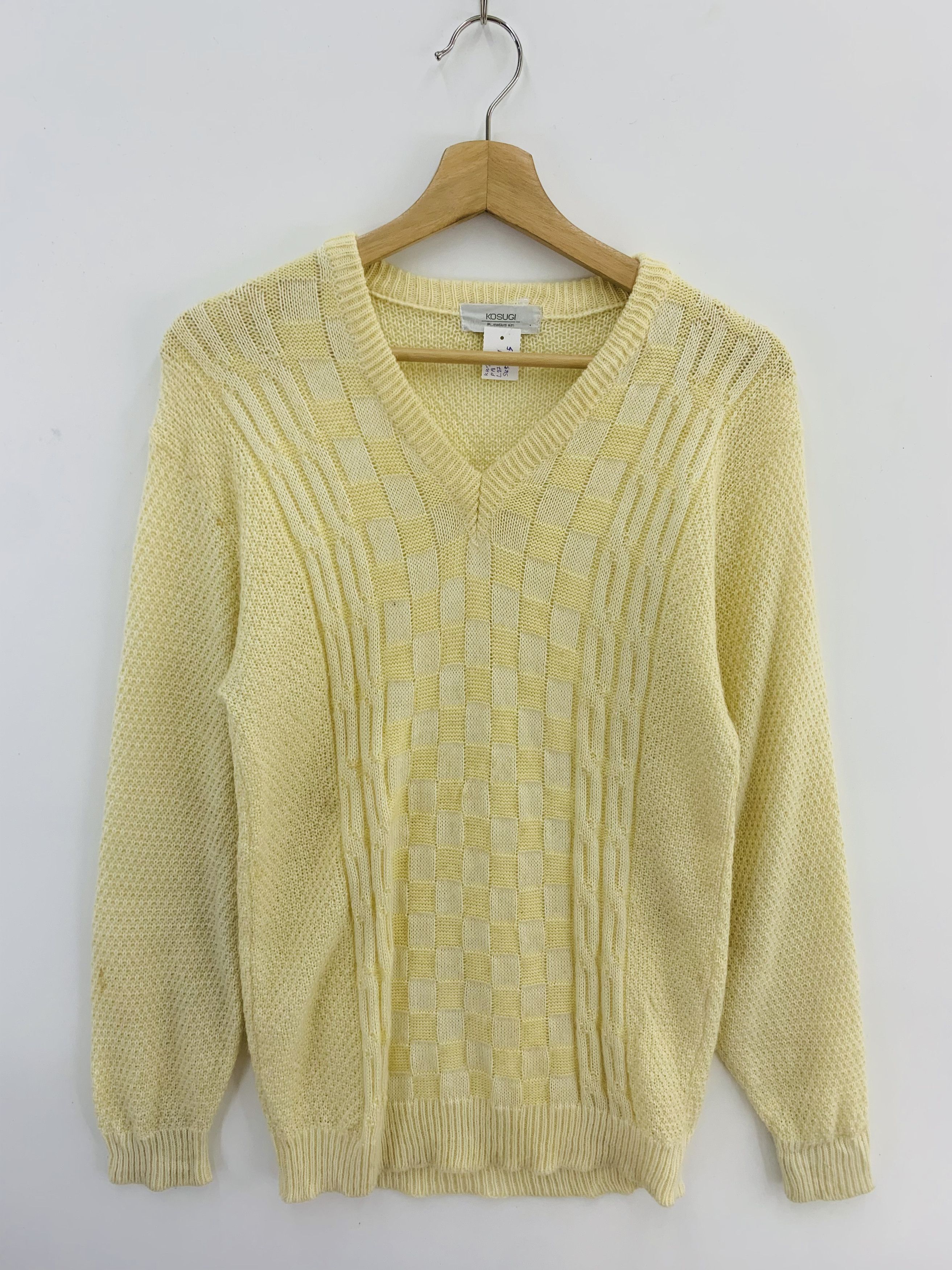 Homespun Knitwear × Japanese Brand × Vintage Kosugi Wool Knit Sweater Crochet Size US M / EU 48-50 / 2 - 1 Thumbnail