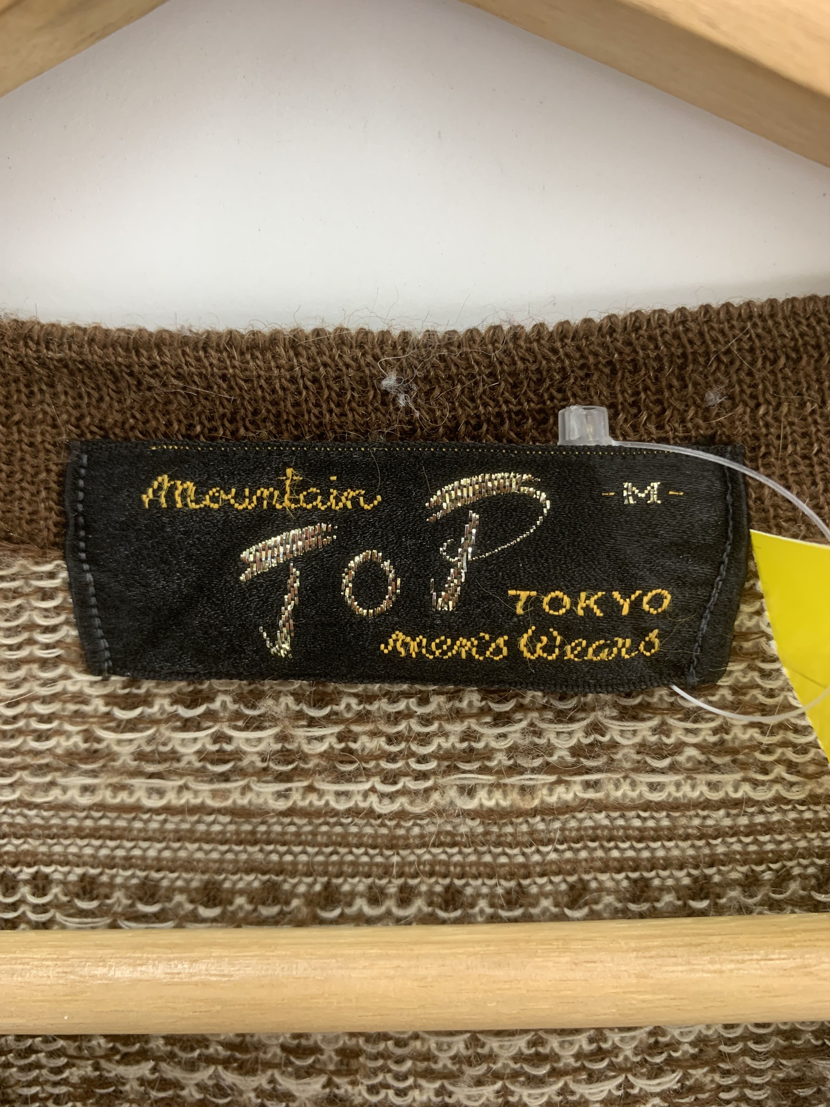 Japanese Brand × Vintage Top Tokyo Wool Knit Menswear Sweater Knitwear V Neck Size US M / EU 48-50 / 2 - 3 Thumbnail