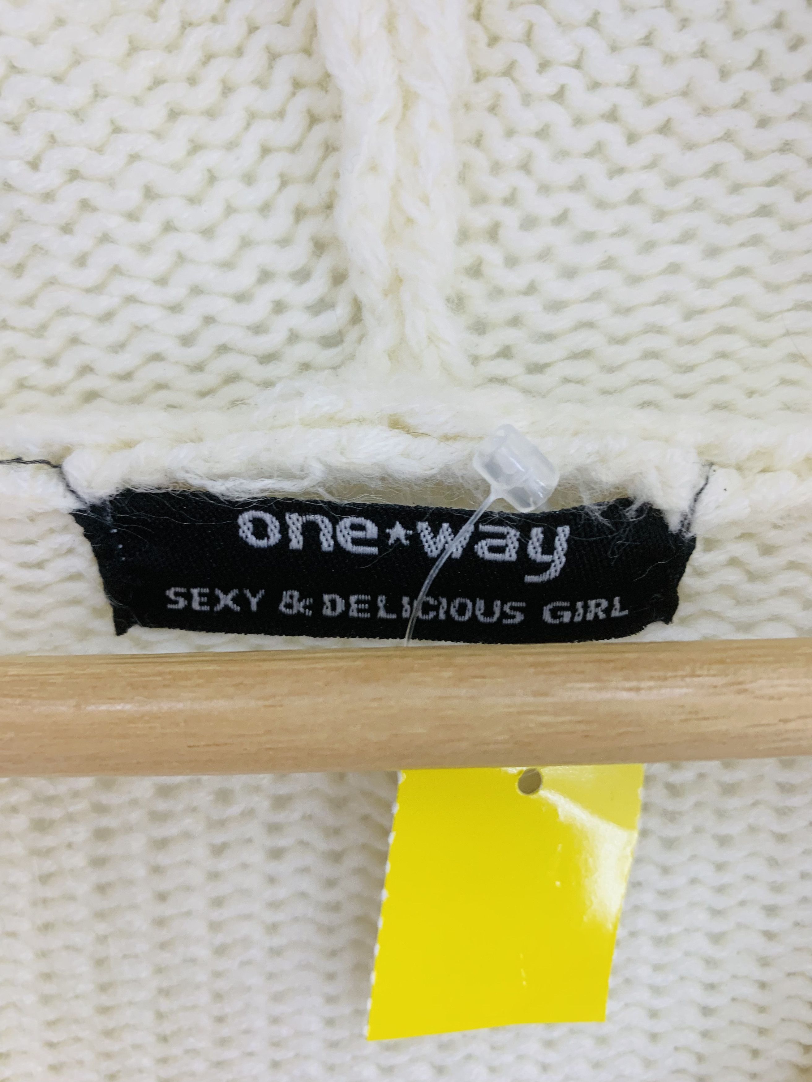 Japanese Brand One way Knit Sweater Hoodie Crochet Cable Knitwear Size US S / EU 44-46 / 1 - 6 Thumbnail