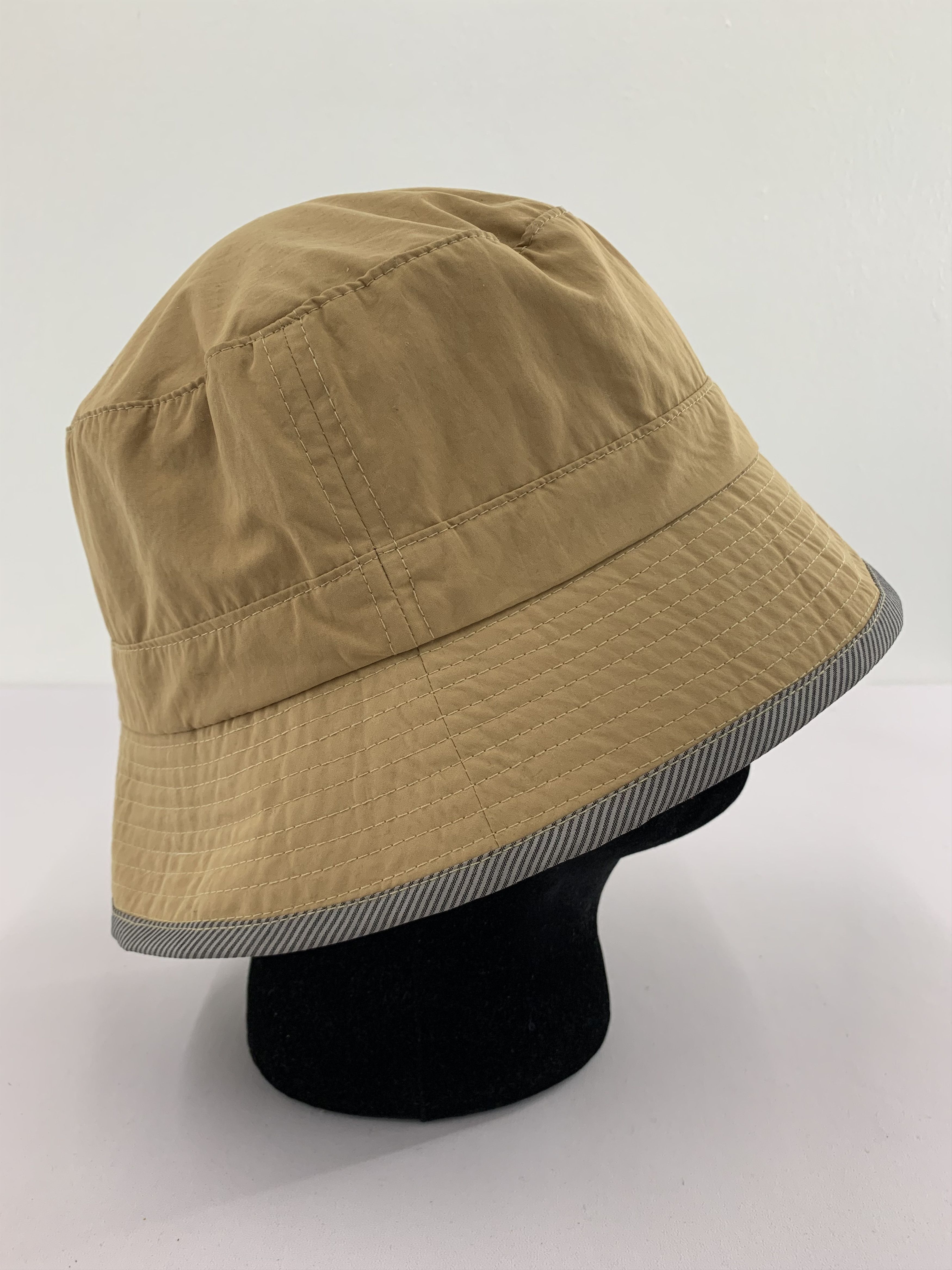 Other Unknown Bucket Hats Plaid Brown - S3019 Size ONE SIZE - 3 Thumbnail