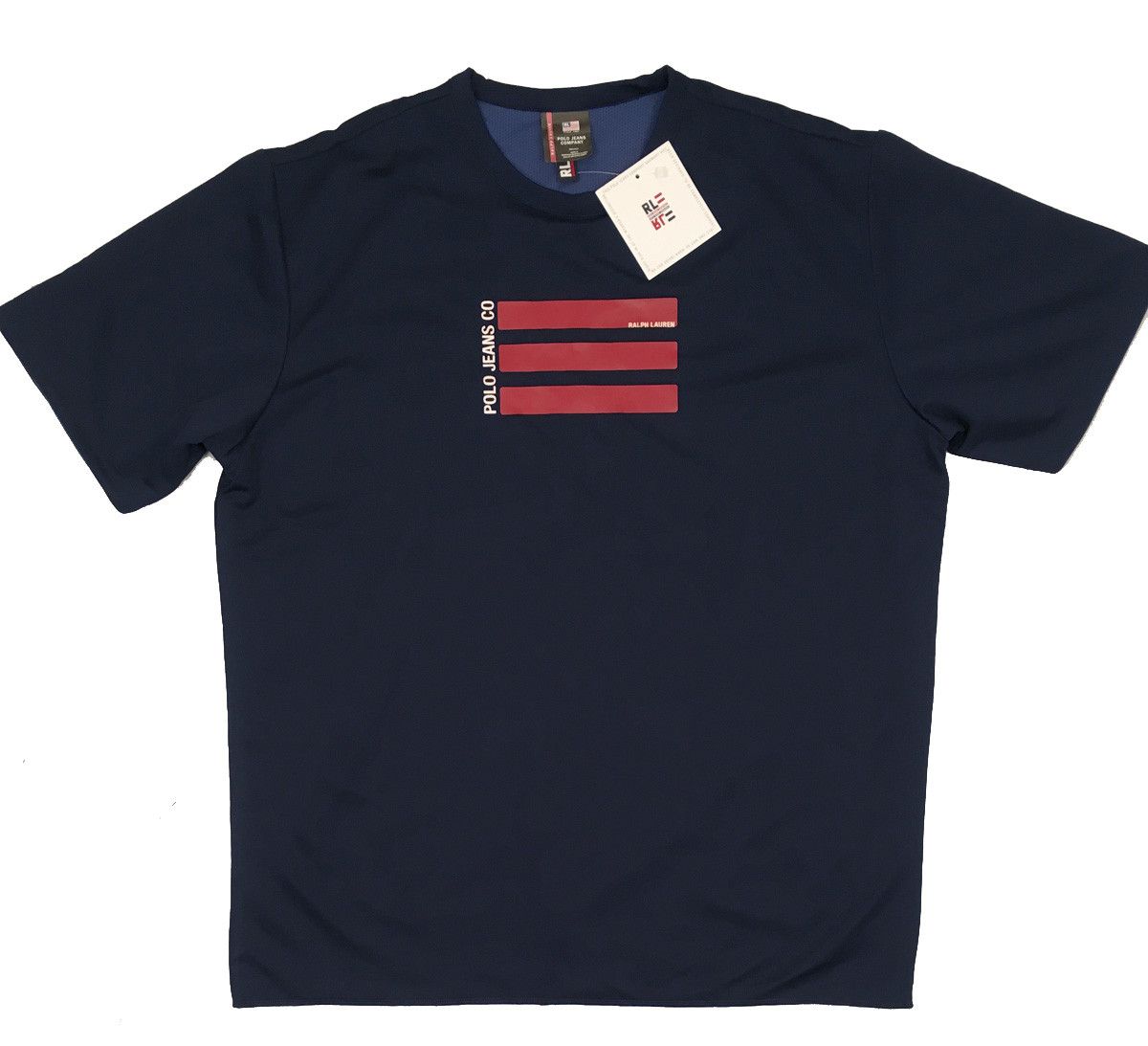 NEW Vintage Ralph Lauren Polo Jeans Co Reversible T Shirt L