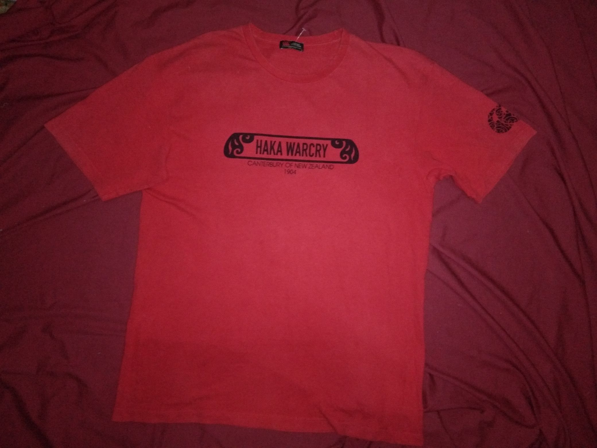 Canterbury of New Zealand × Vintage Vintage Canterbury Haka Warcry tshirt Size US L / EU 52-54 / 3 - 2 Thumbnail