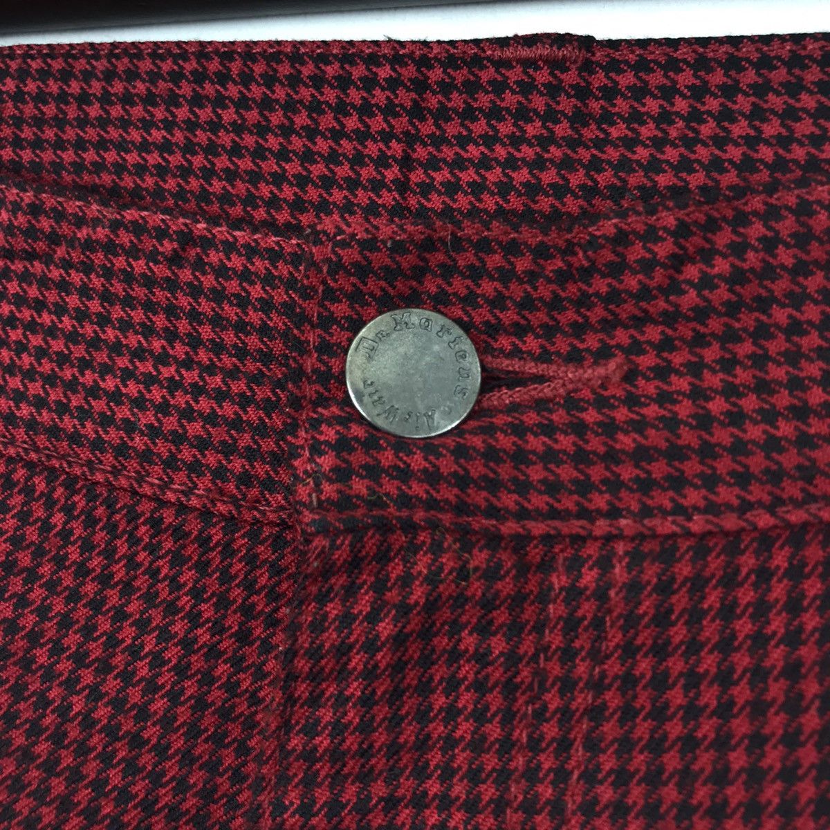 Dr. Martens DR MARTENS Houndstooth Punk Skin Head Japan Wool Trousers Size US 29 - 3 Thumbnail