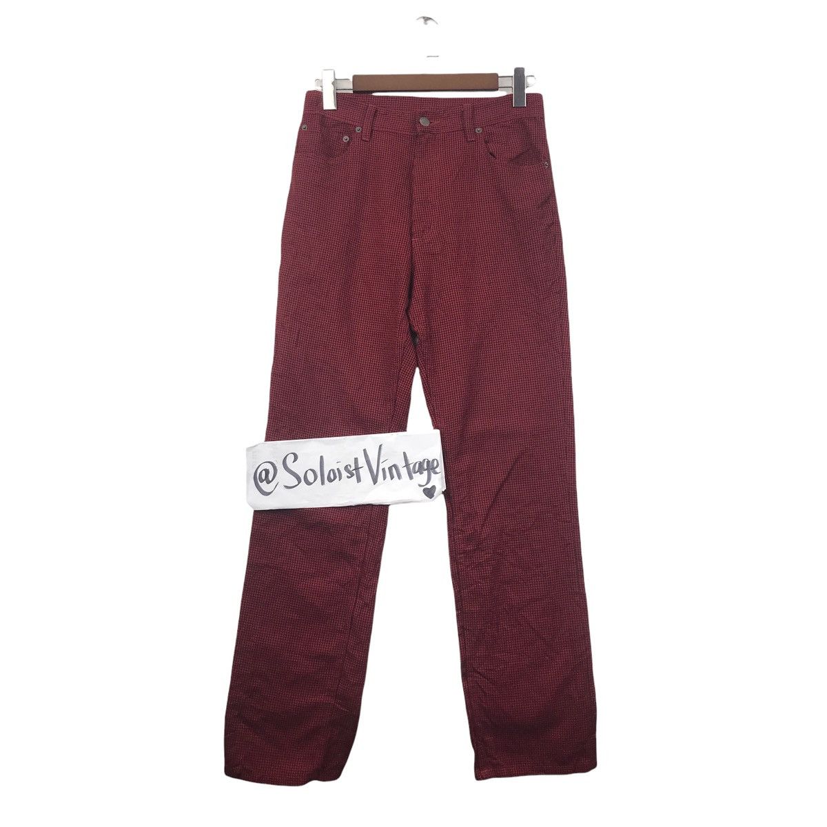 Dr. Martens DR MARTENS Houndstooth Punk Skin Head Japan Wool Trousers Size US 29 - 1 Thumbnail