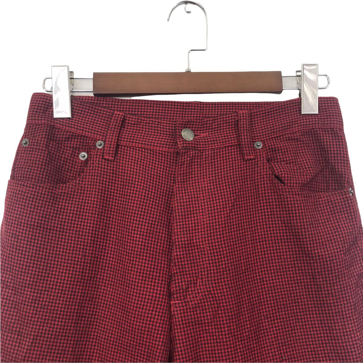 Dr. Martens DR MARTENS Houndstooth Punk Skin Head Japan Wool Trousers Size US 29 - 2 Thumbnail