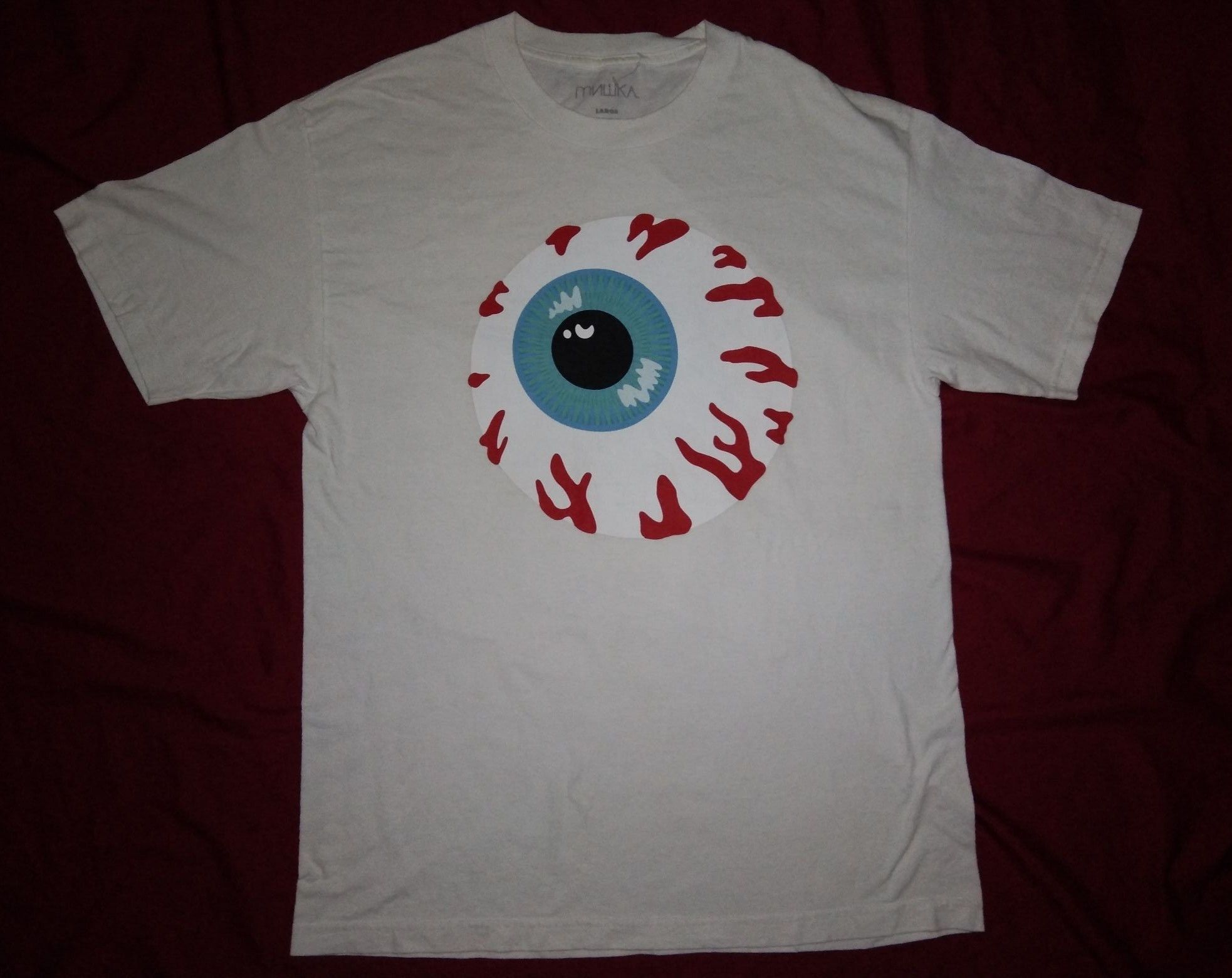 Mishka Mishka NYC Eyeball White skate streetwear Size US L / EU 52-54 / 3 - 1 Thumbnail