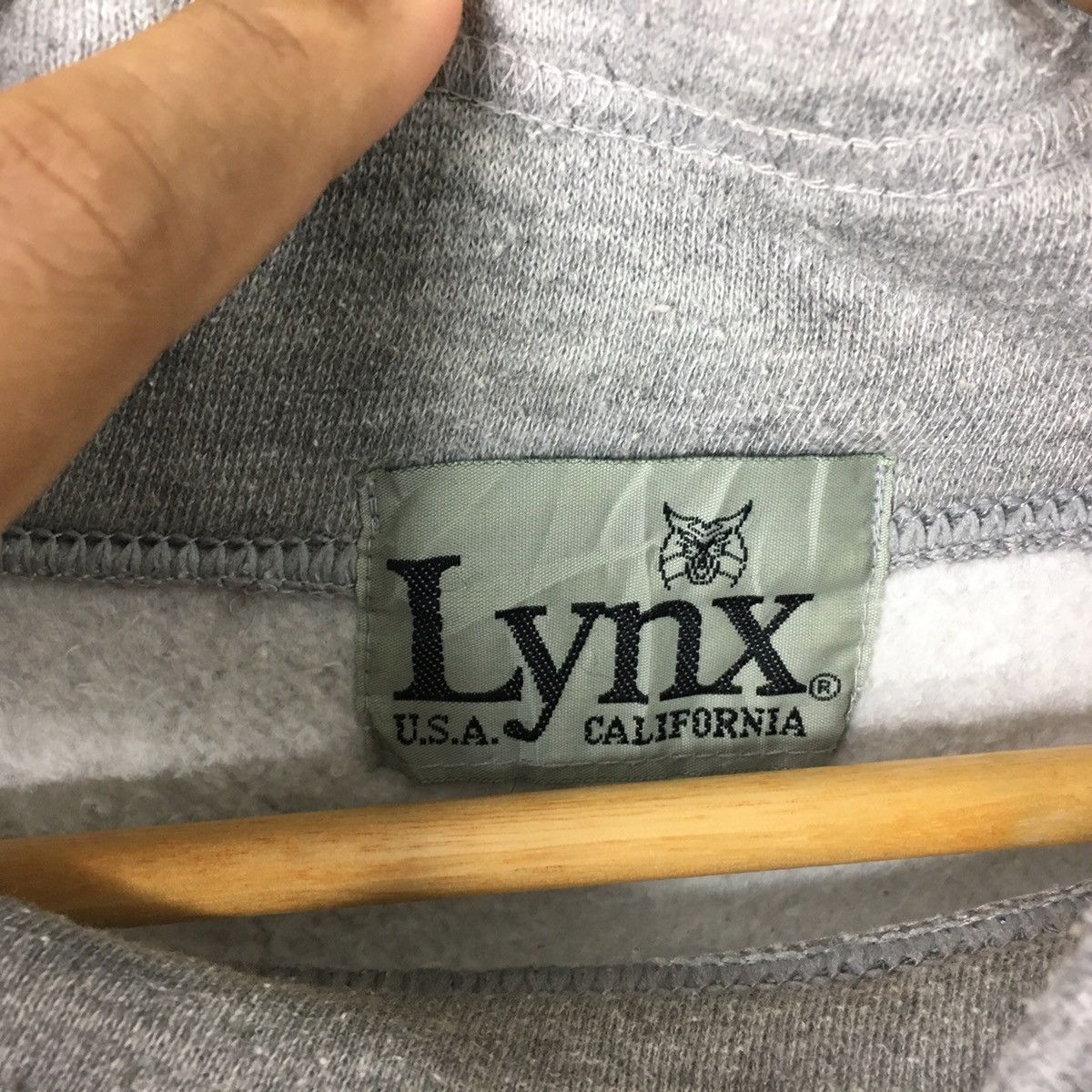 Vintage LYNX USA California University Sport Wear Grey Sweatshirt Size US L / EU 52-54 / 3 - 3 Thumbnail