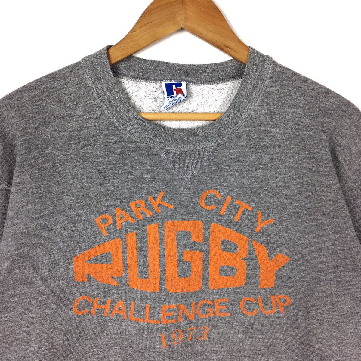 Vintage Vintage90s PARK CITY RUGBY Usa Challenge Cup 1973 Sweatshirt Size US L / EU 52-54 / 3 - 2 Thumbnail