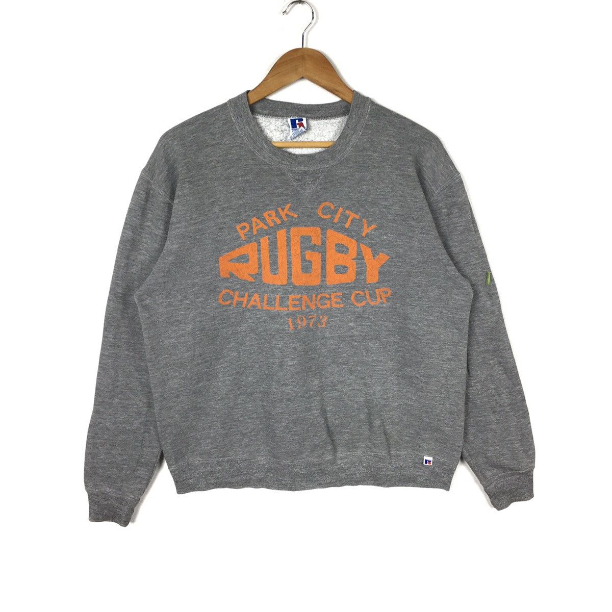 Vintage Vintage90s PARK CITY RUGBY Usa Challenge Cup 1973 Sweatshirt Size US L / EU 52-54 / 3 - 1 Thumbnail