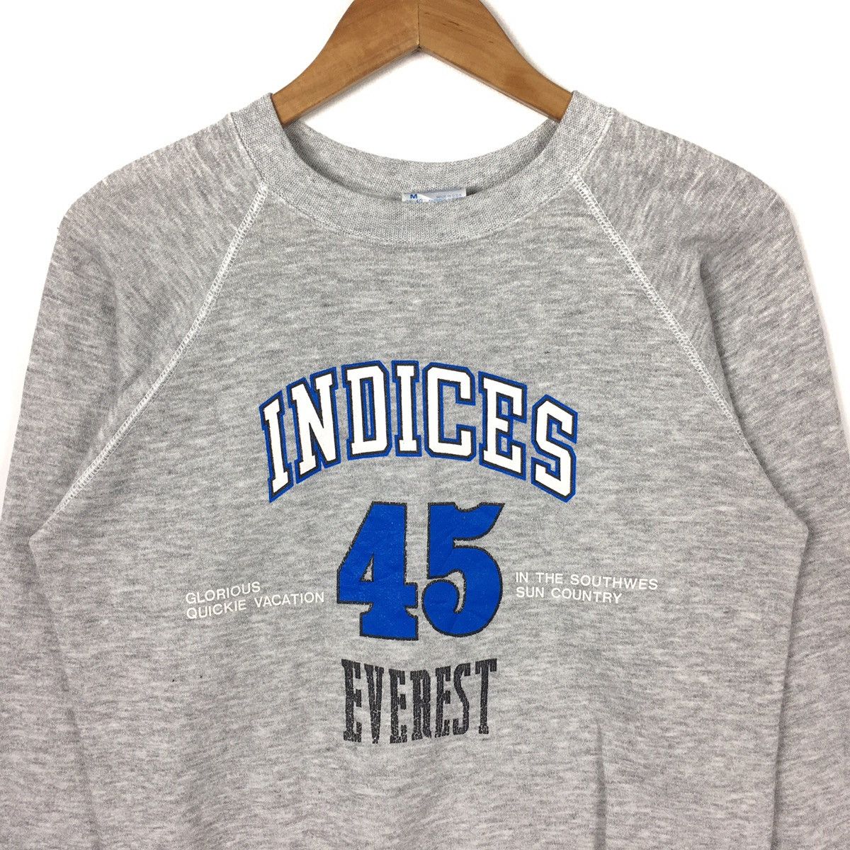 Vintage Vintage 90s INDICES EVEREST #45 USA Hanes Memorabilia Size US M / EU 48-50 / 2 - 2 Thumbnail