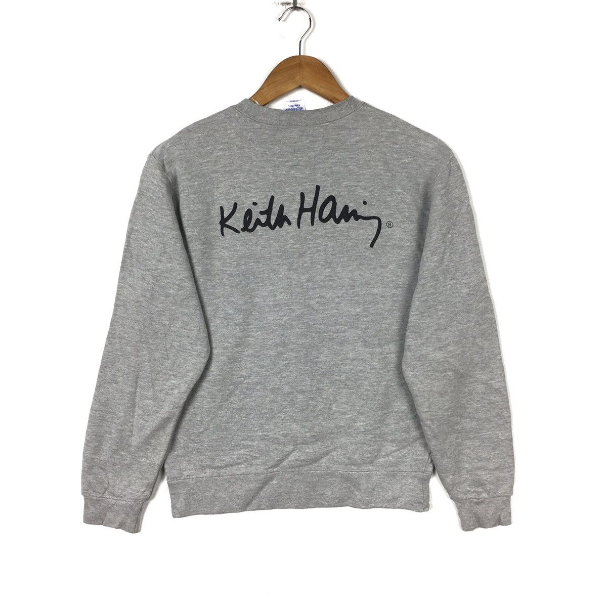 Keith Haring KEITH HARING New York Rageblue Pop Art Street Artist Grey Size US L / EU 52-54 / 3 - 4 Thumbnail
