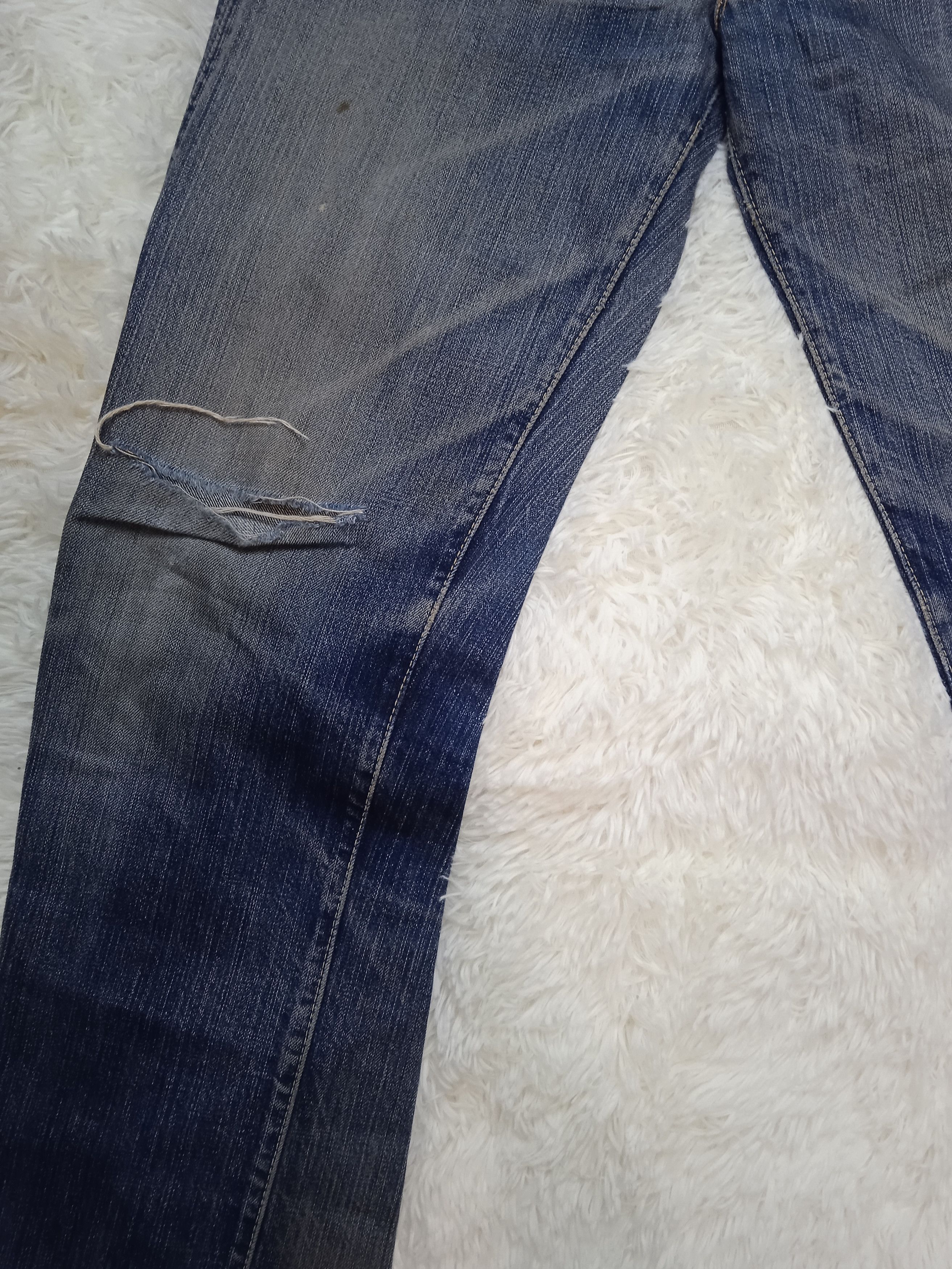 The Real McCoy's Thrashed Joe McCoy's 901 Selvedge Denim Size US 30 / EU 46 - 8 Thumbnail