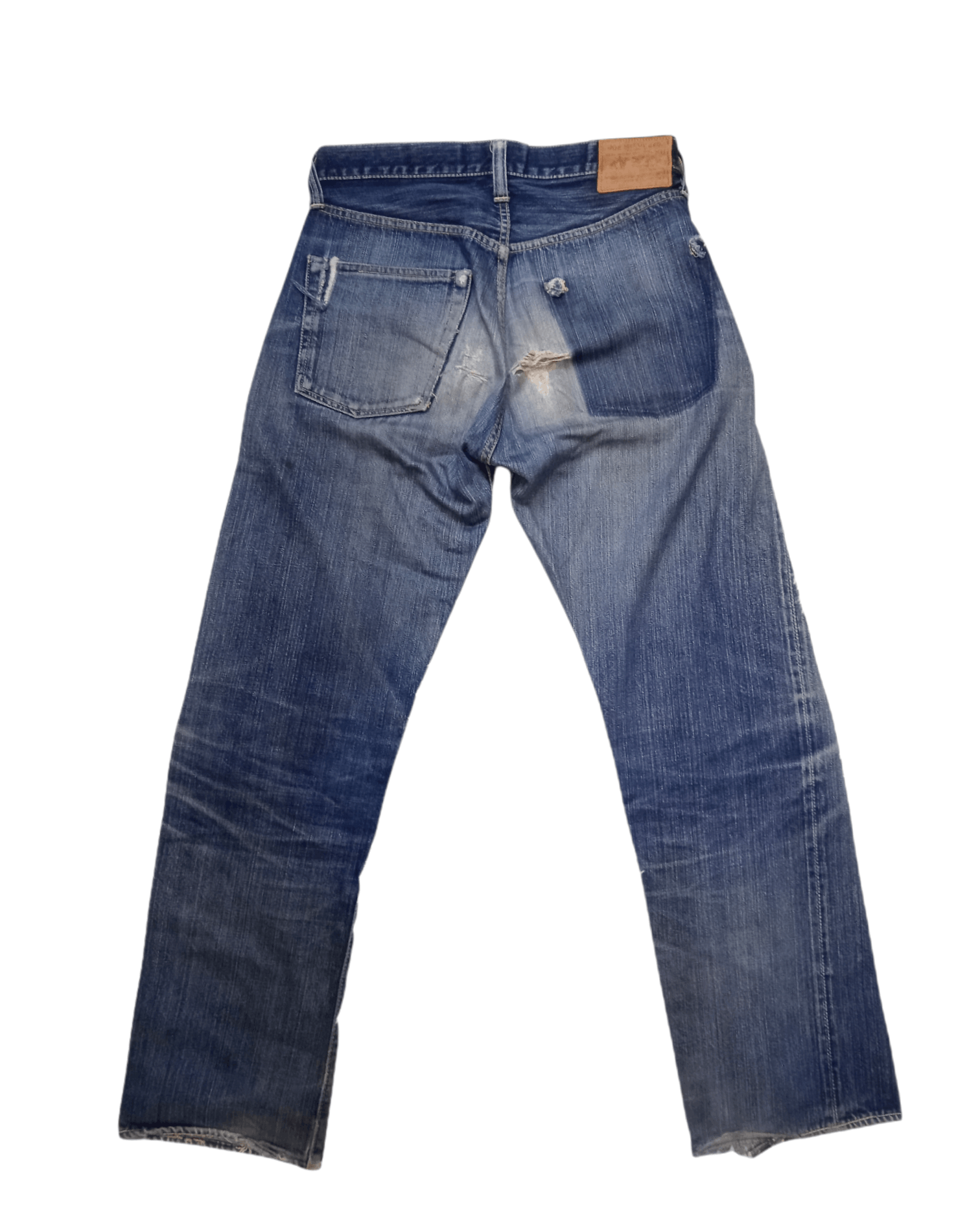 The Real McCoy's Thrashed Joe McCoy's 901 Selvedge Denim Size US 30 / EU 46 - 2 Thumbnail