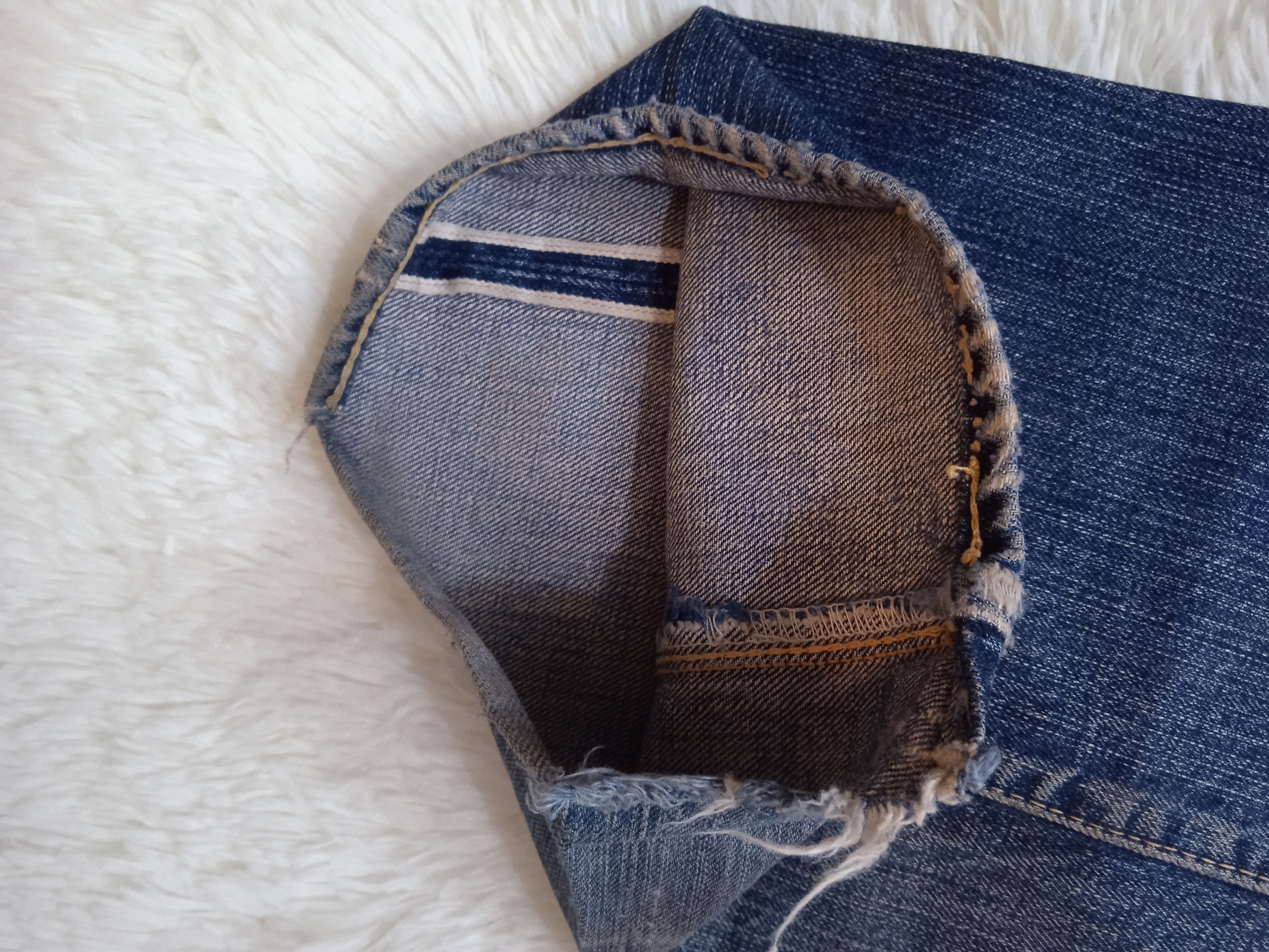 The Real McCoy's Thrashed Joe McCoy's 901 Selvedge Denim Size US 30 / EU 46 - 5 Thumbnail