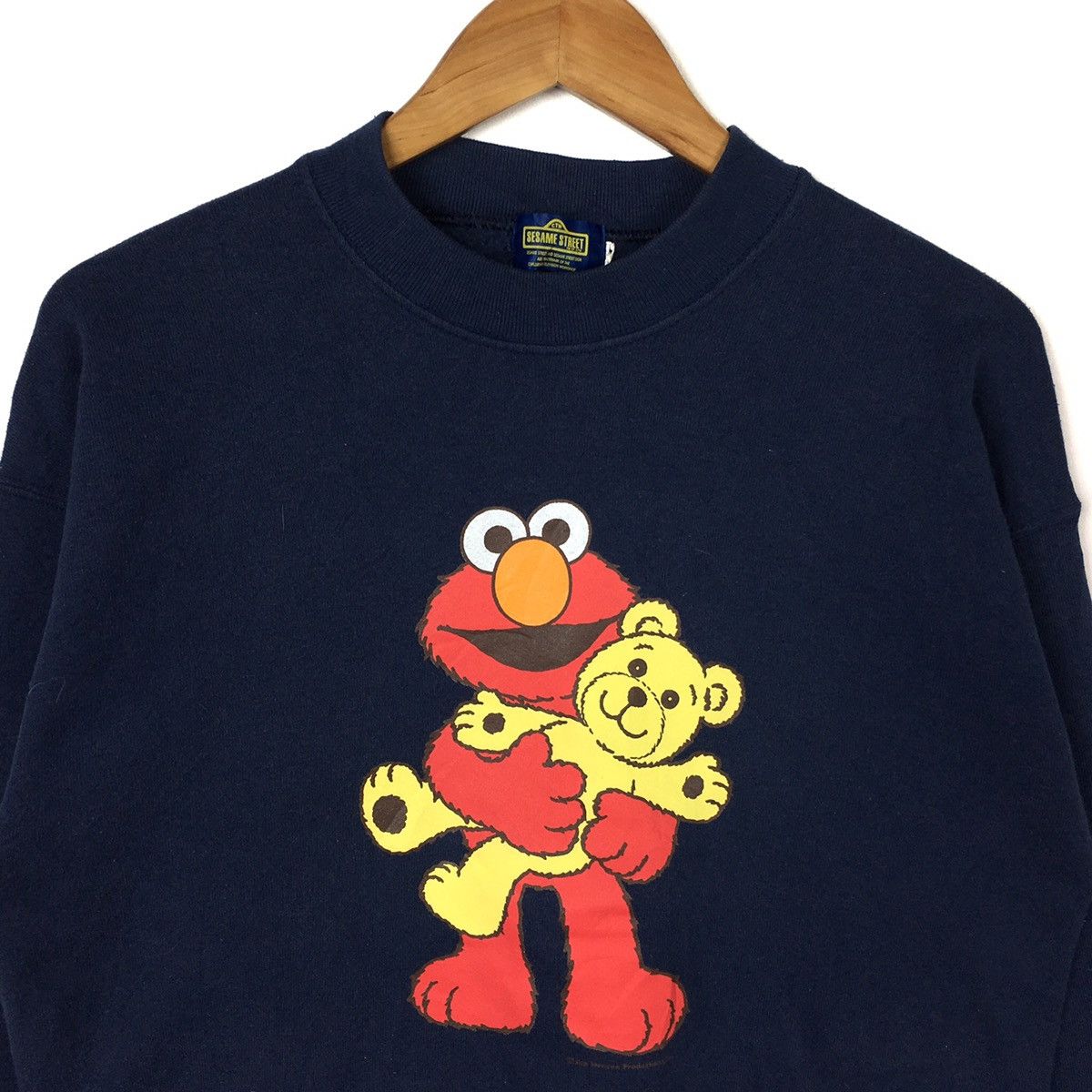 Vintage ELMO SESAME STREET Cartoon Network Disney Movie Sweatshirt Size US L / EU 52-54 / 3 - 2 Thumbnail