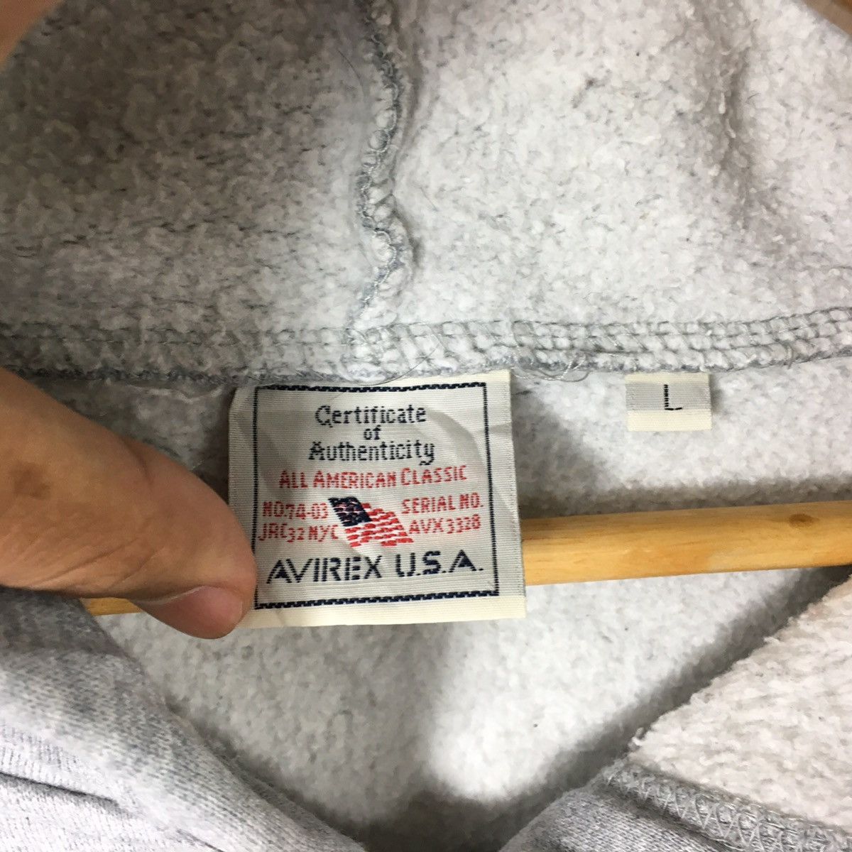 Avirex AVIREX USA ARMY Full Zipper Airforce Grey Sweatshirt Size US L / EU 52-54 / 3 - 3 Thumbnail