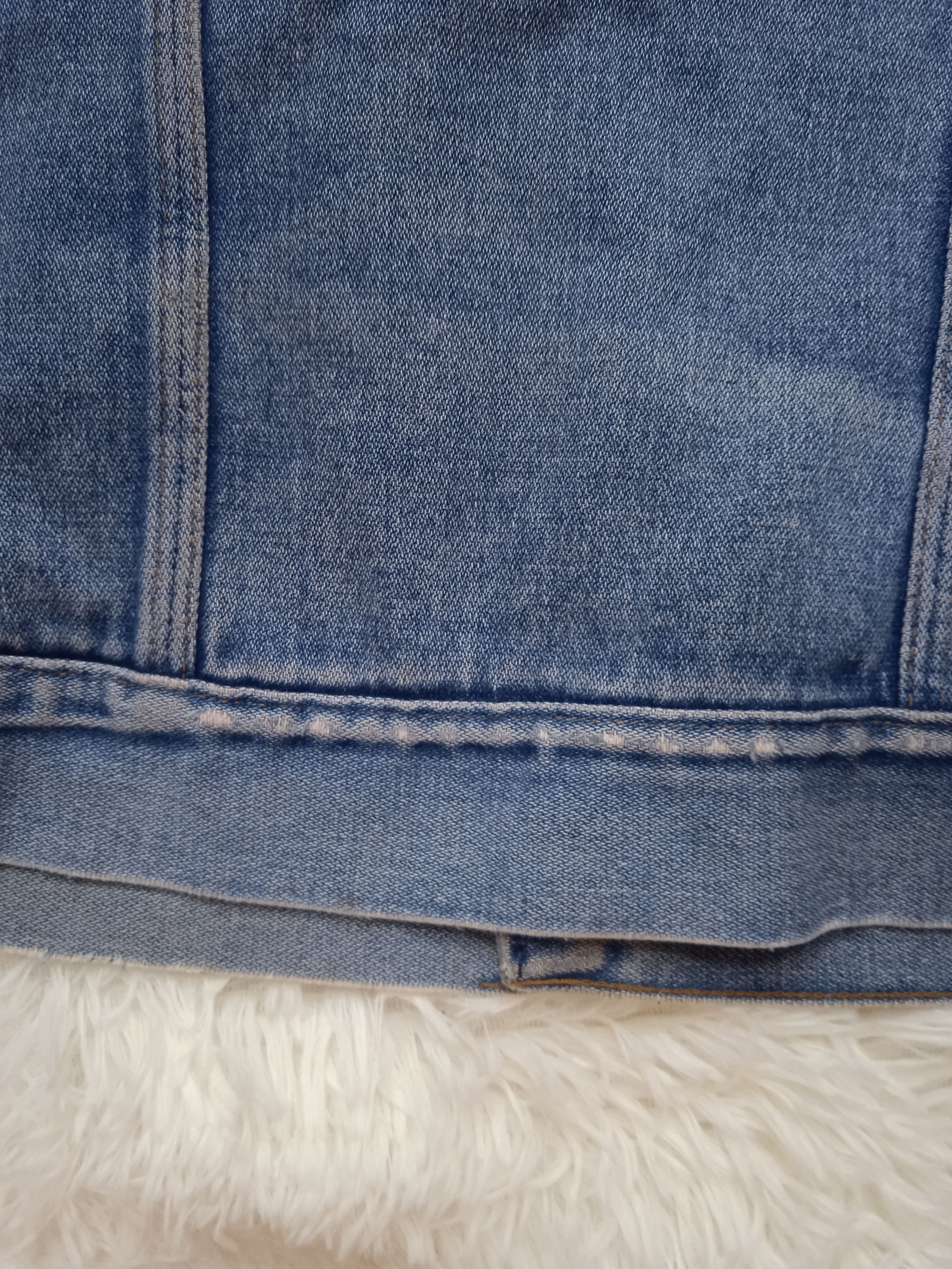 Vintage Thrashed Vintage 80s Wrangler Denim Blanket Lined Jacket Size US L / EU 52-54 / 3 - 3 Thumbnail