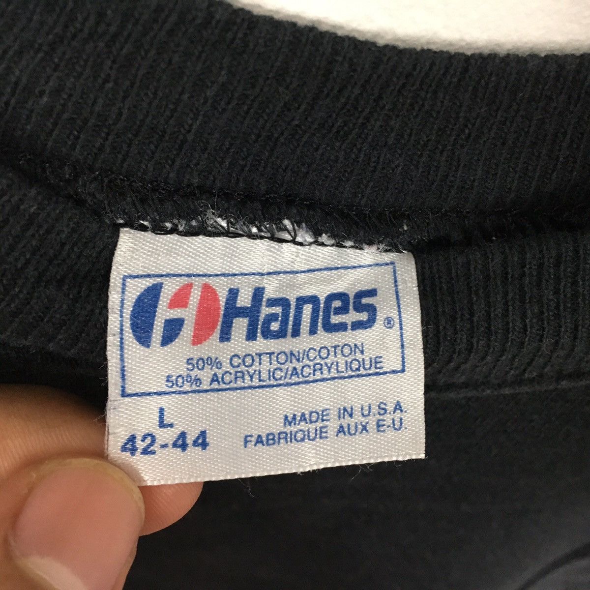 Vintage Vintage80s NMMI New Mexico MilitaryInstitute HanesSweatshirt Size US L / EU 52-54 / 3 - 3 Thumbnail