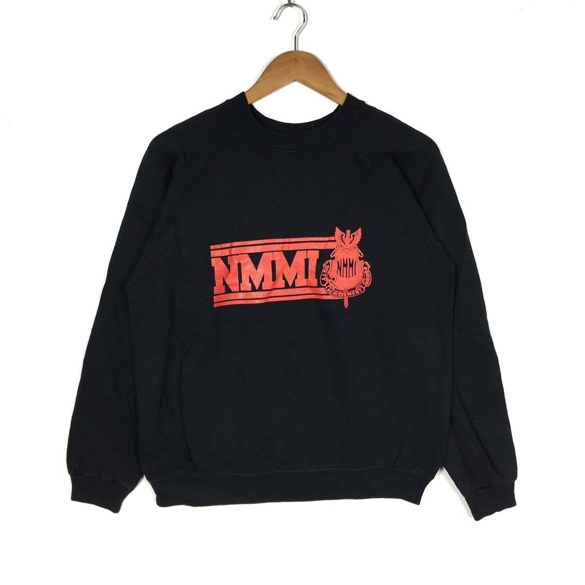 Vintage Vintage80s NMMI New Mexico MilitaryInstitute HanesSweatshirt Size US L / EU 52-54 / 3 - 1 Thumbnail