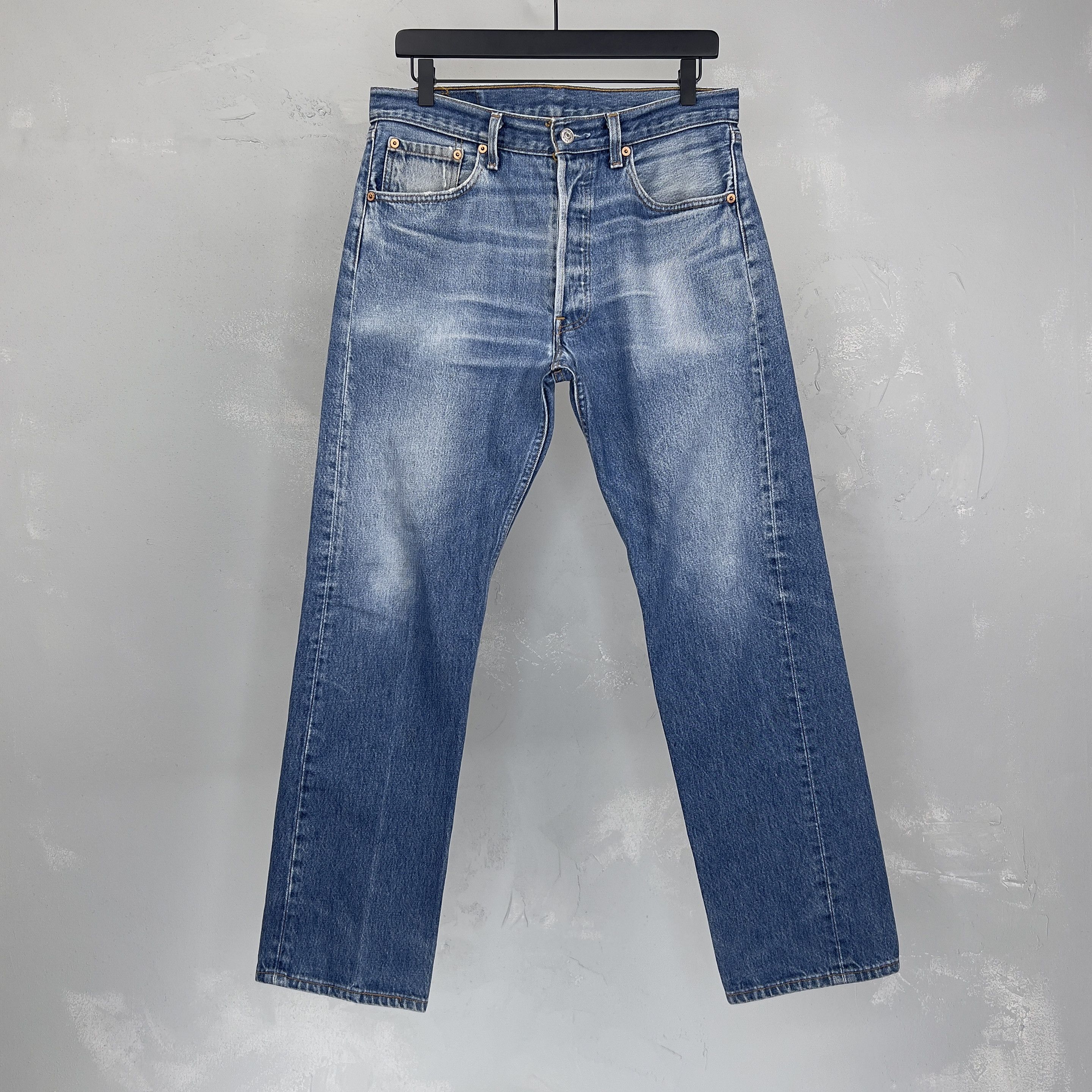 Levi's × Vintage Vintage 1995 Levi's 501 Red Tab Denim Jeans MADE IN ...
