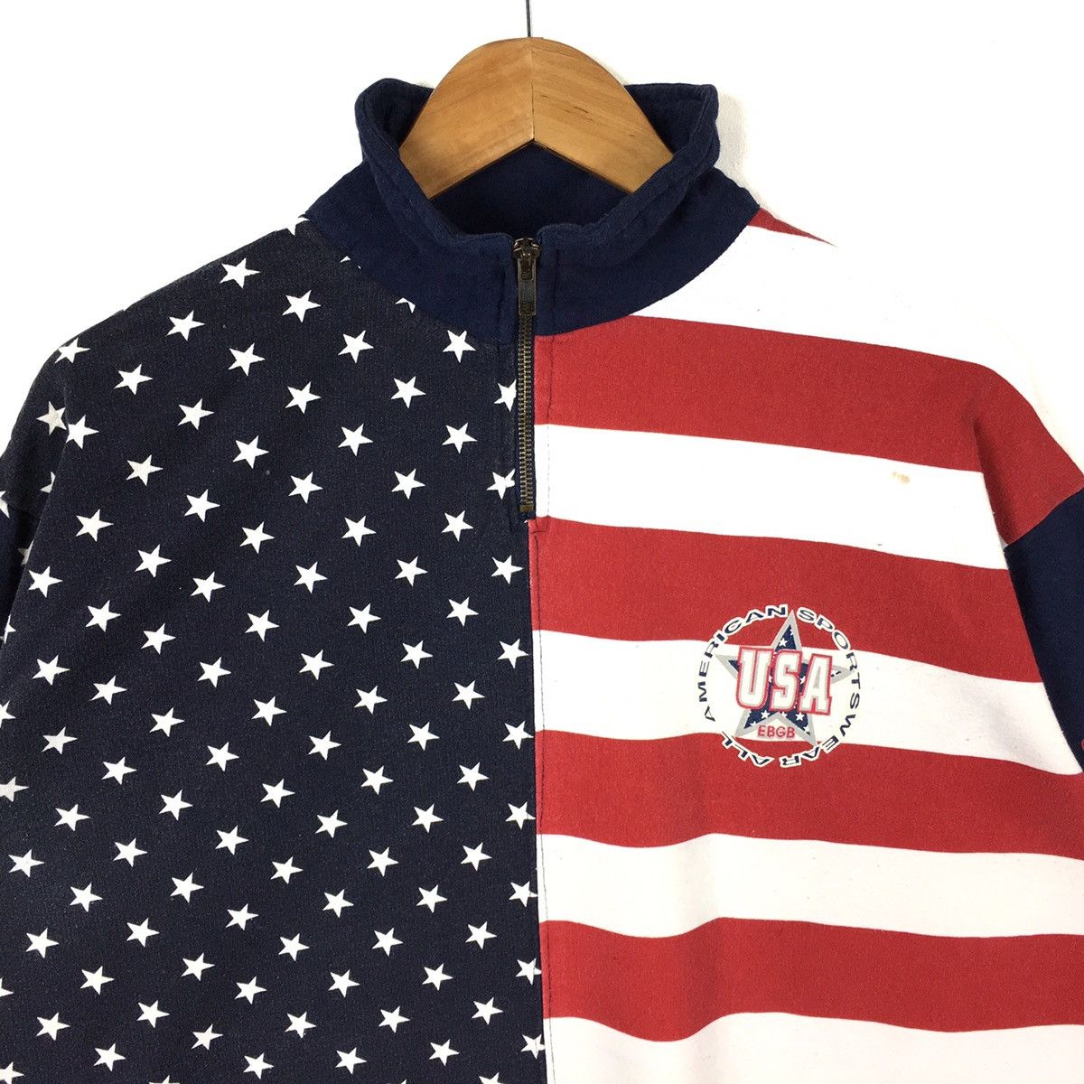 Other Vintage 90s USA United States America All Over Print Flag Size US M / EU 48-50 / 2 - 2 Thumbnail