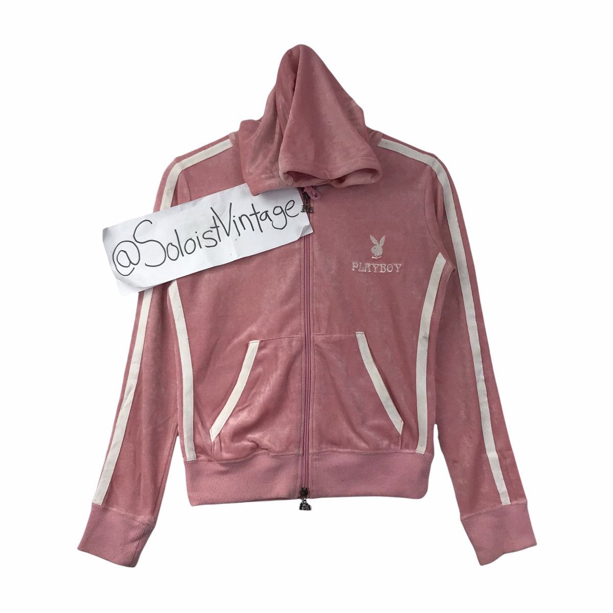 Playboy PLAYBOY BUNNY Japanese Brand Big Logo Pink Hoodie Size US M / EU 48-50 / 2 - 1 Thumbnail