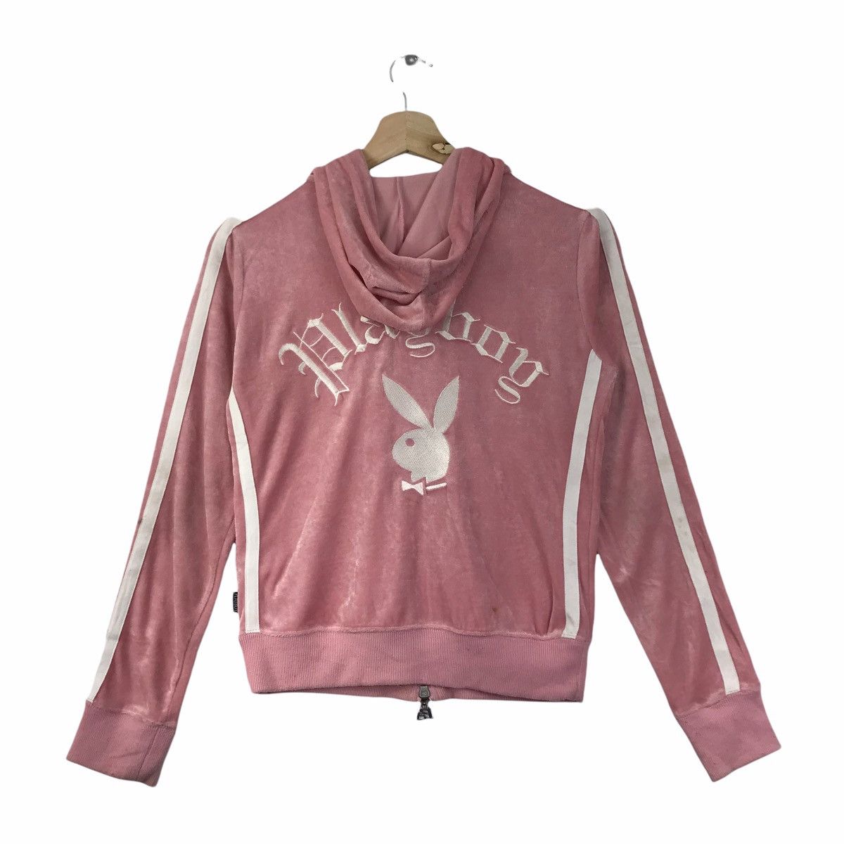 Playboy PLAYBOY BUNNY Japanese Brand Big Logo Pink Hoodie Size US M / EU 48-50 / 2 - 2 Thumbnail