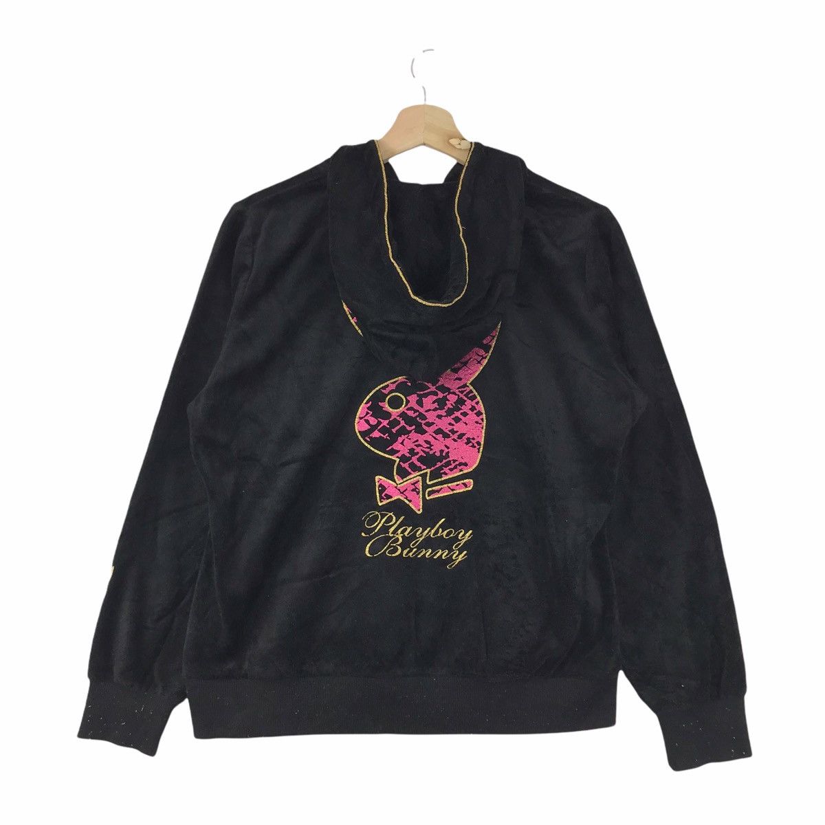 Playboy PLAYBOY BUNNY Japanese Brand Big Logo Black Hoodie Size US M / EU 48-50 / 2 - 1 Thumbnail