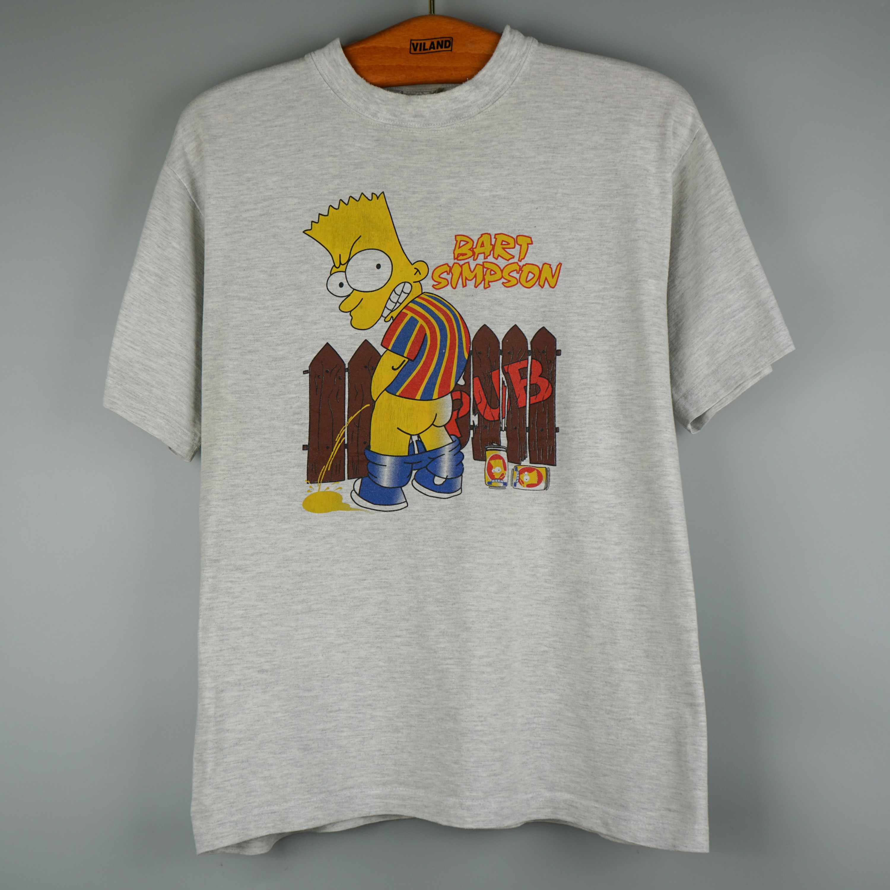 Vintage 1990s Adult Bart Simpsons Peeing t-shirt | Grailed