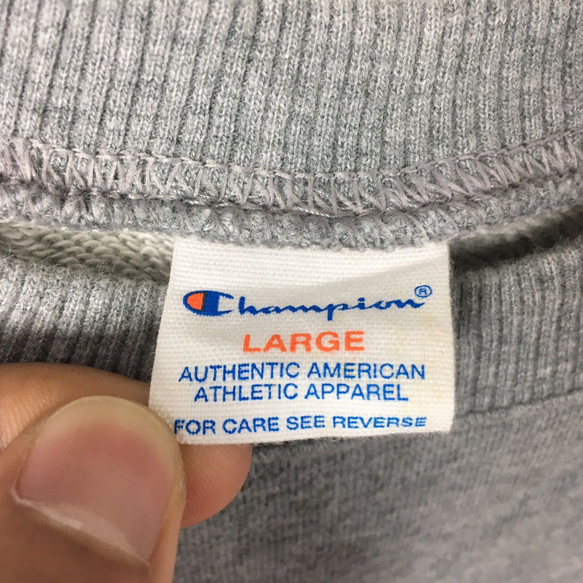 Champion CHAMPION OLD WESTBURY Athletic Department Grey Sweatshirt Size US L / EU 52-54 / 3 - 3 Thumbnail